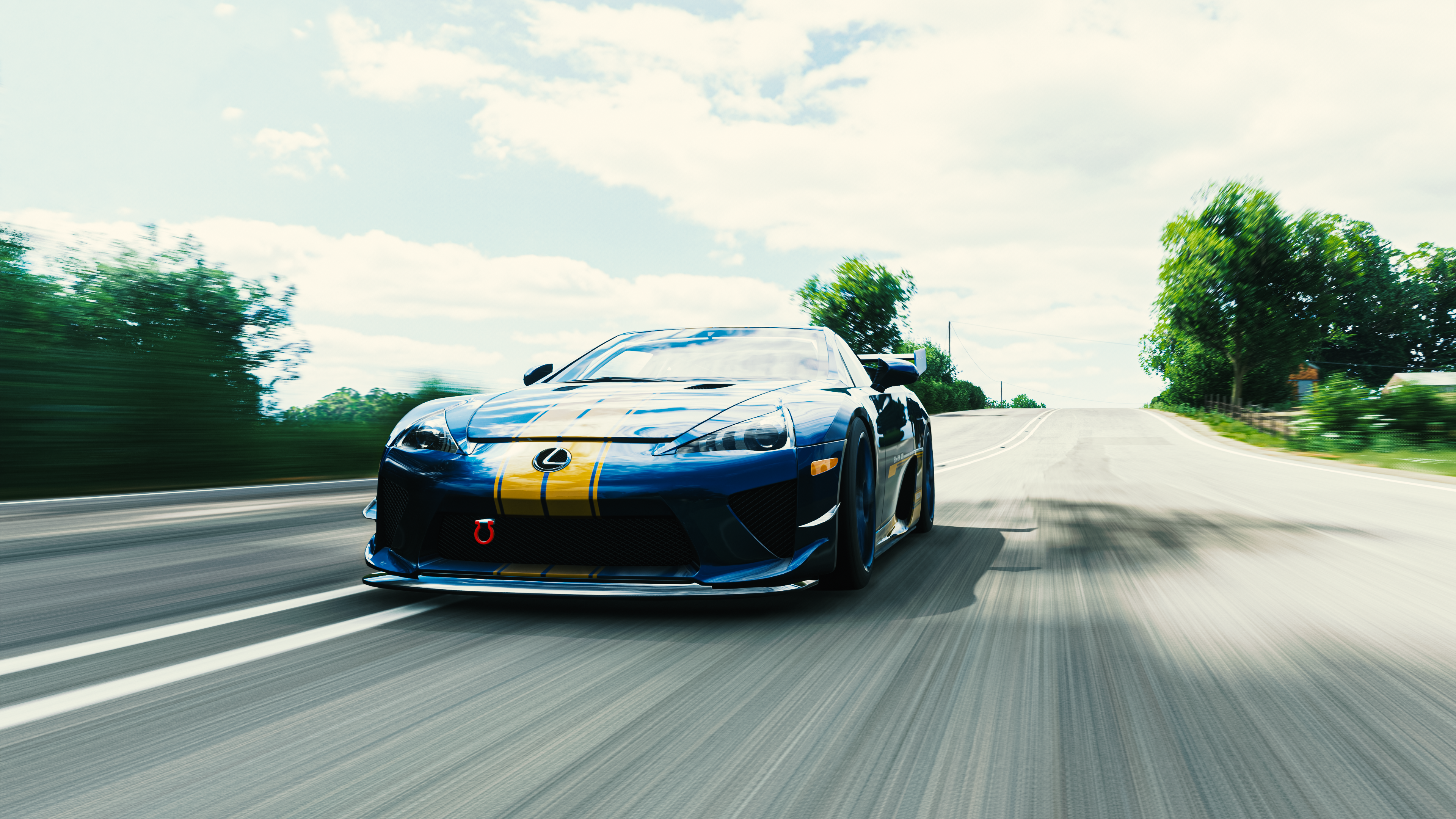 4K, Forza, car, screen shot, Microsoft, Lexus LFA, Forza Horizon 4, sports car, Xbox Game Studios HD Wallpaper
