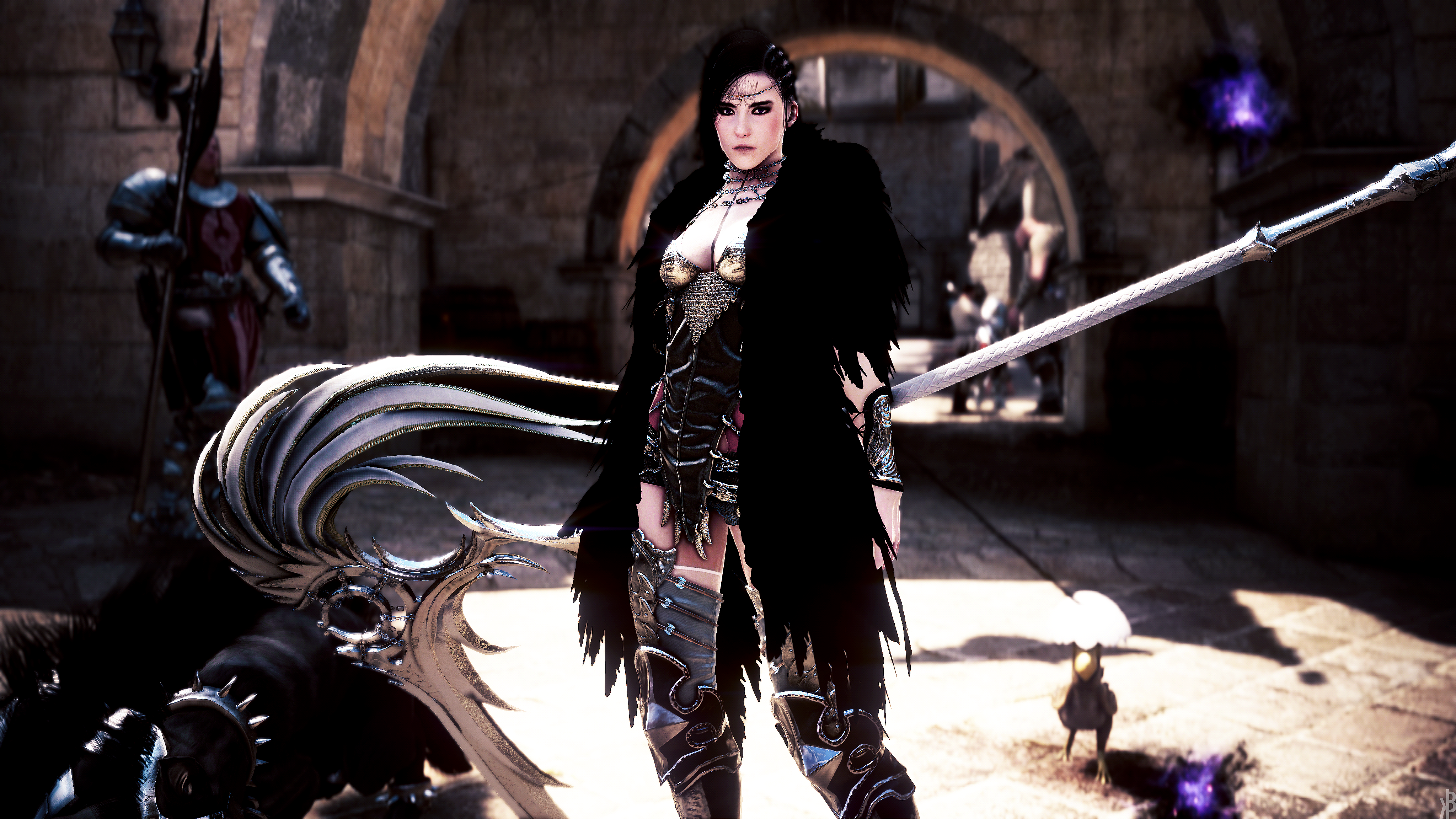 4K, video games, black desert online, women, Black Desert, sorceress HD Wallpaper