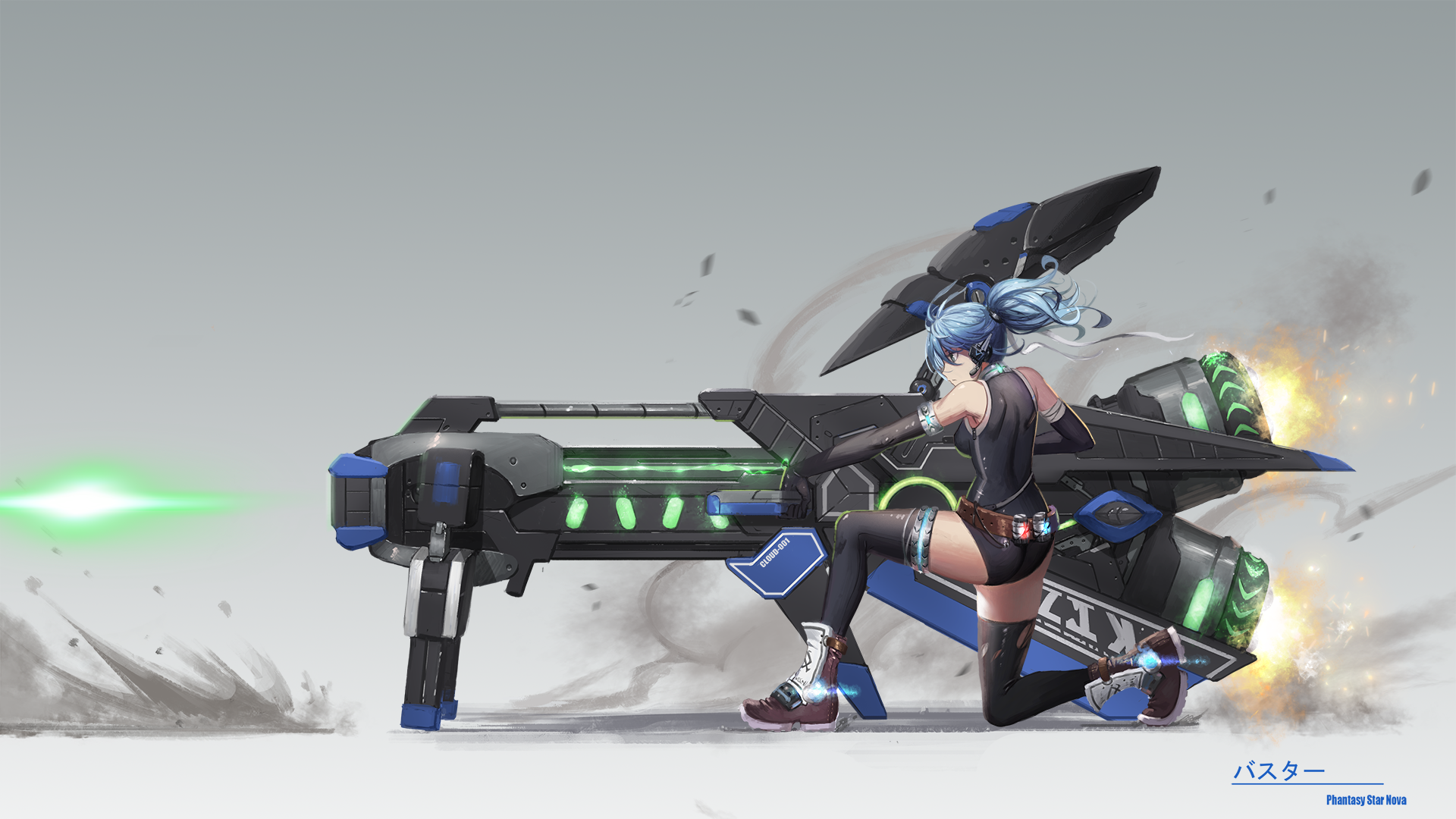 anime, leotard, weapon, anime girls HD Wallpaper