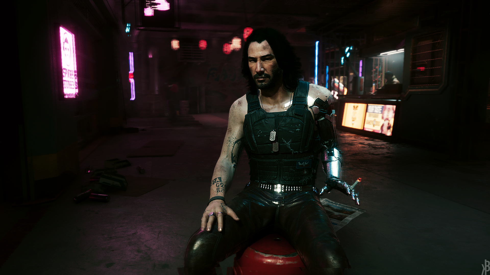 Johnny Silverhand, video games, cyberpunk, CD Projekt RED, Cyberpunk 2077 HD Wallpaper