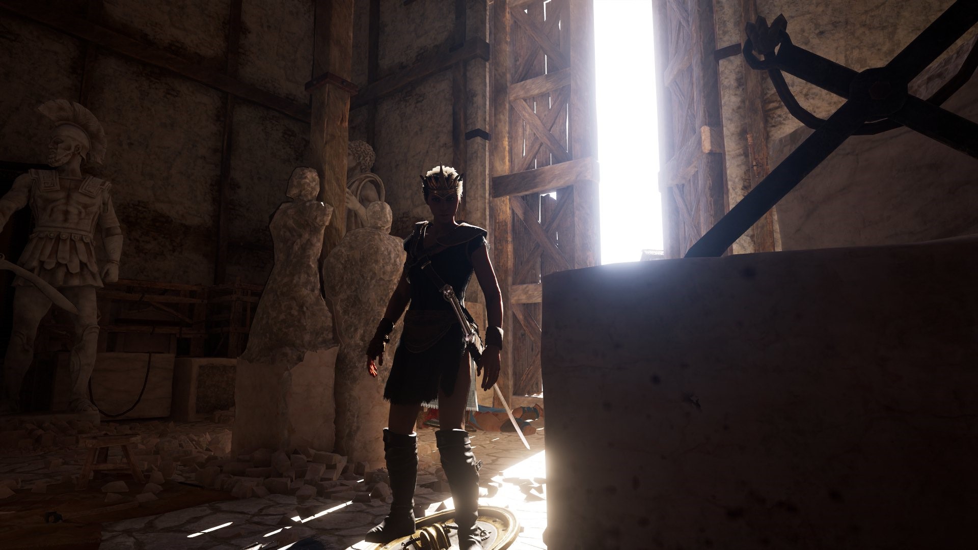 women, Assassins Creed: Odyssey, video games, screen shot HD Wallpaper