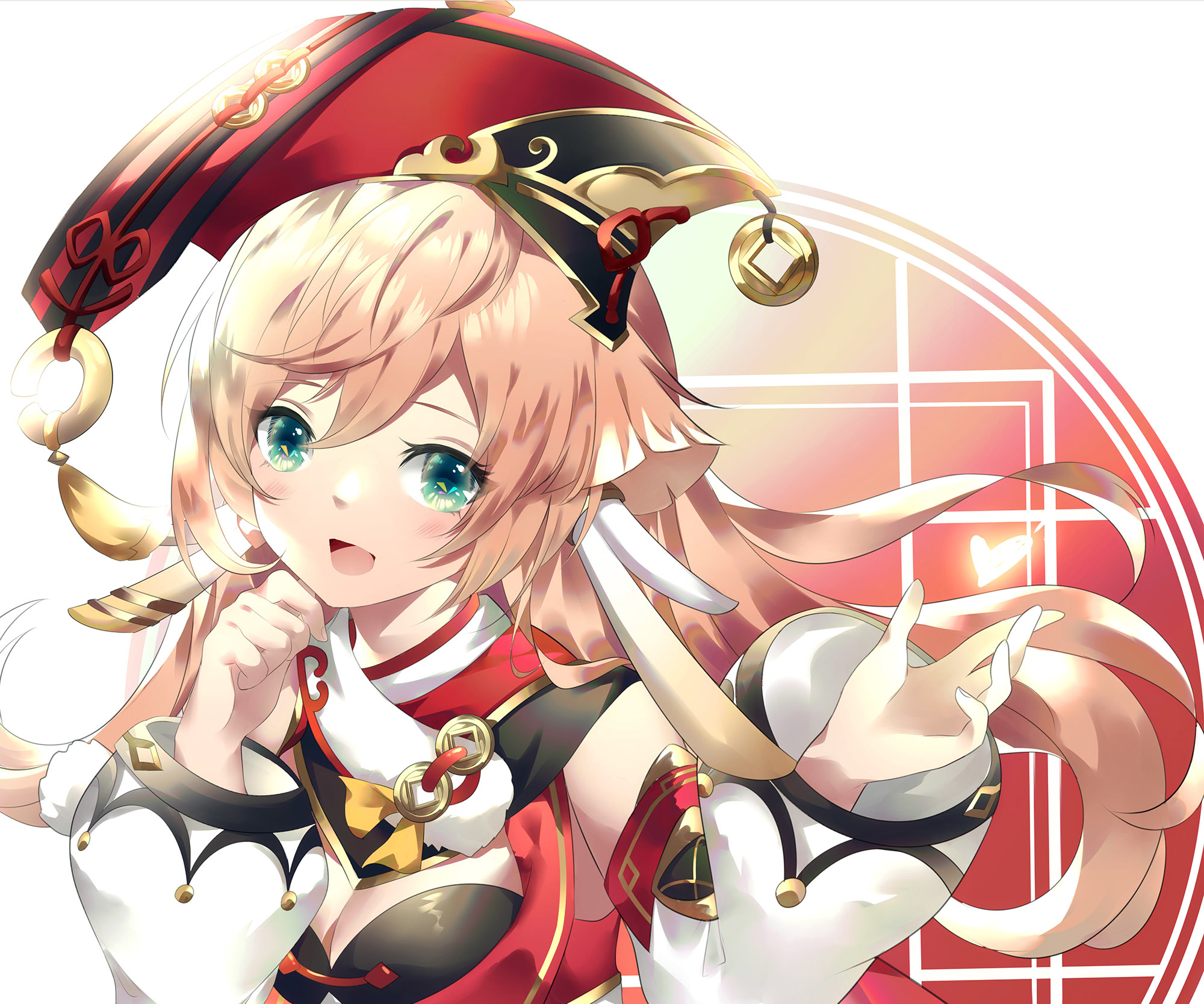 Yanfei from Genshin Impact in Vibrant Outfit HD Wallpaper