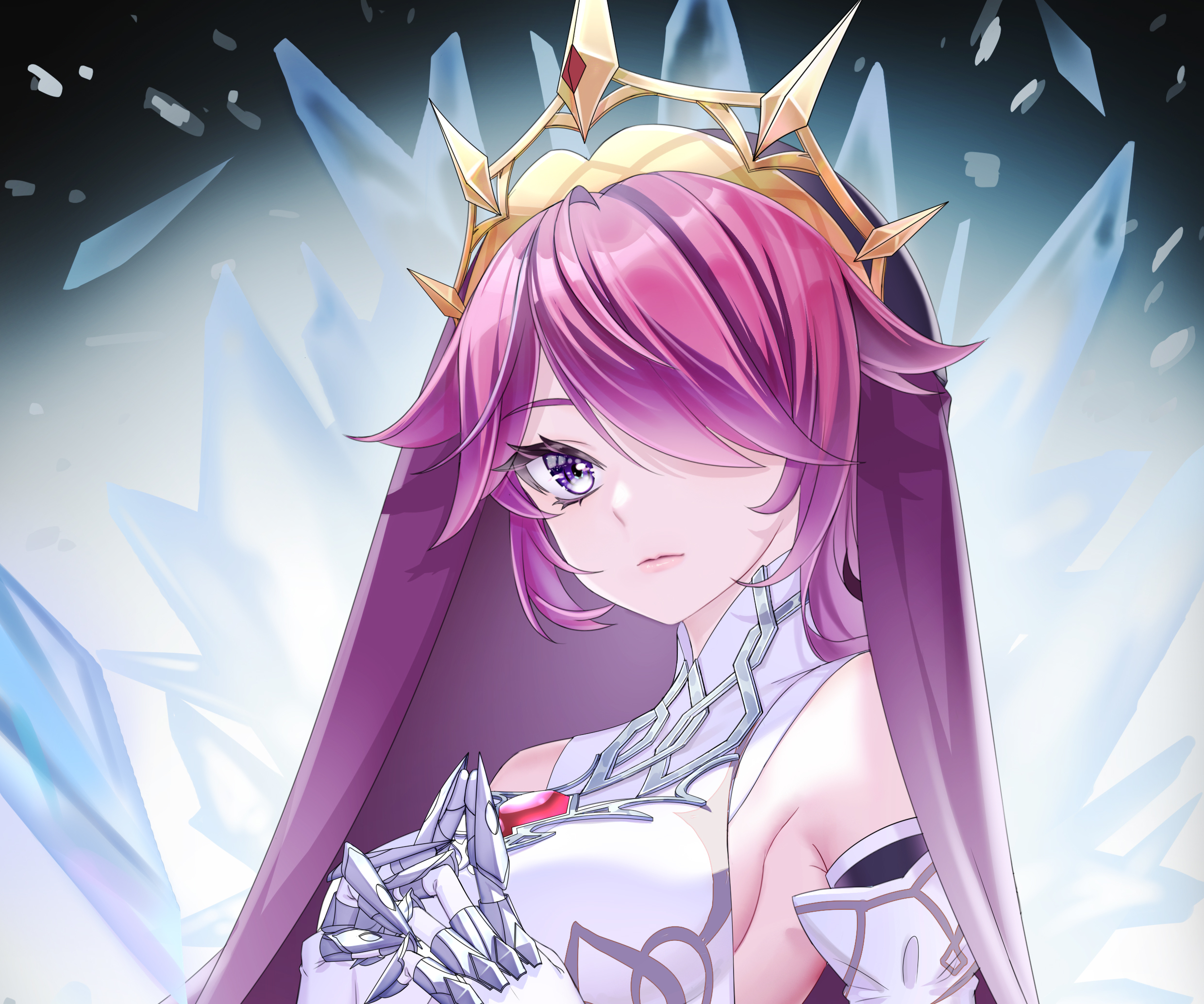 Rosaria Genshin Impact HD Wallpaper