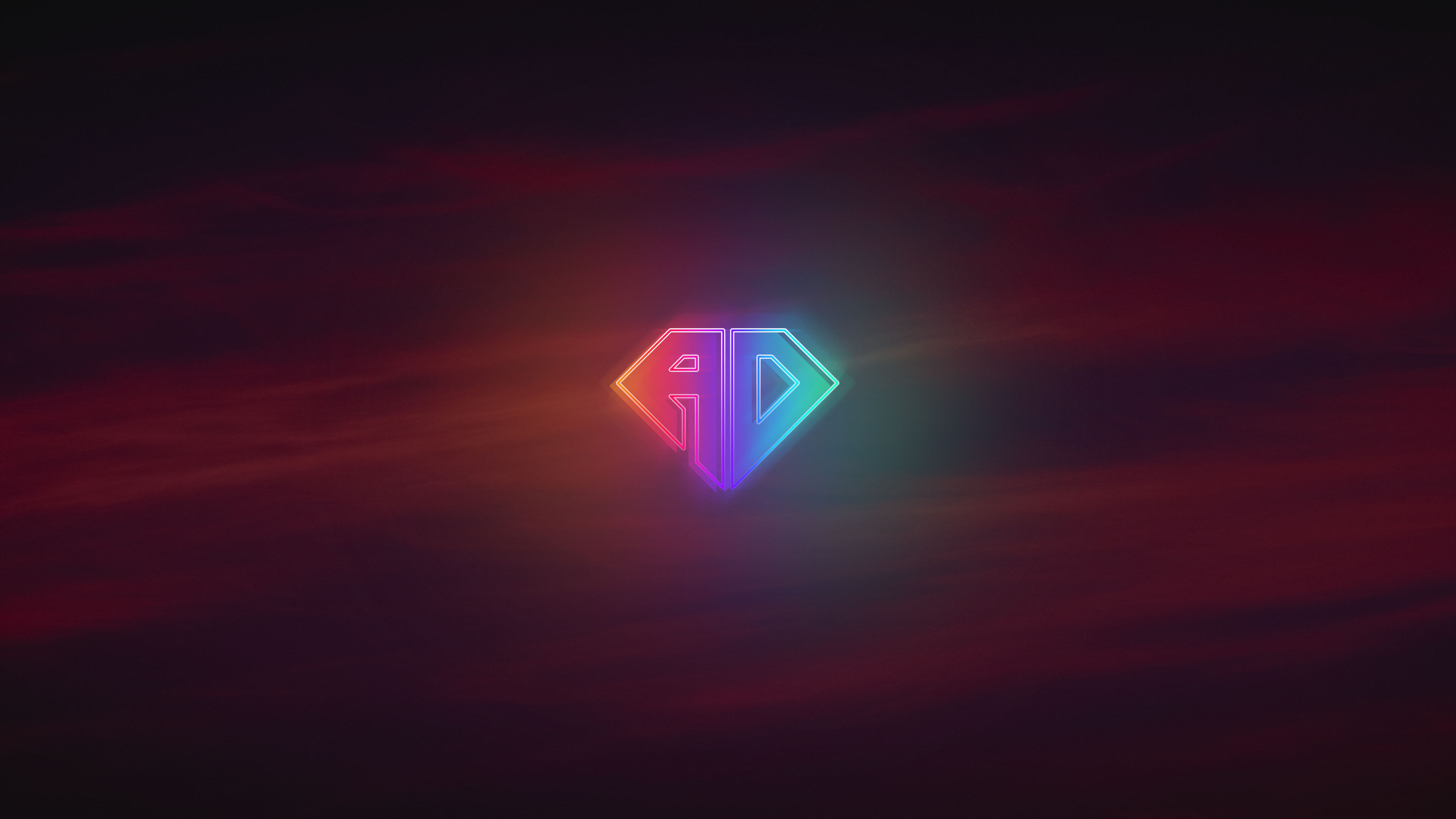 4K, colorful, vibrant, contrast, glowing HD Wallpaper