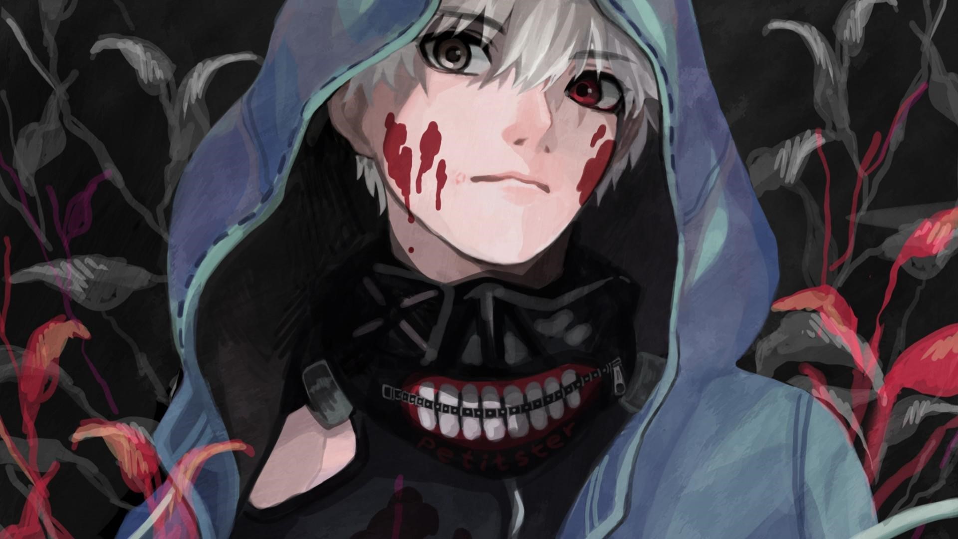 Kaneki Ken from Tokyo Ghoul with Heterochromia HD Wallpaper