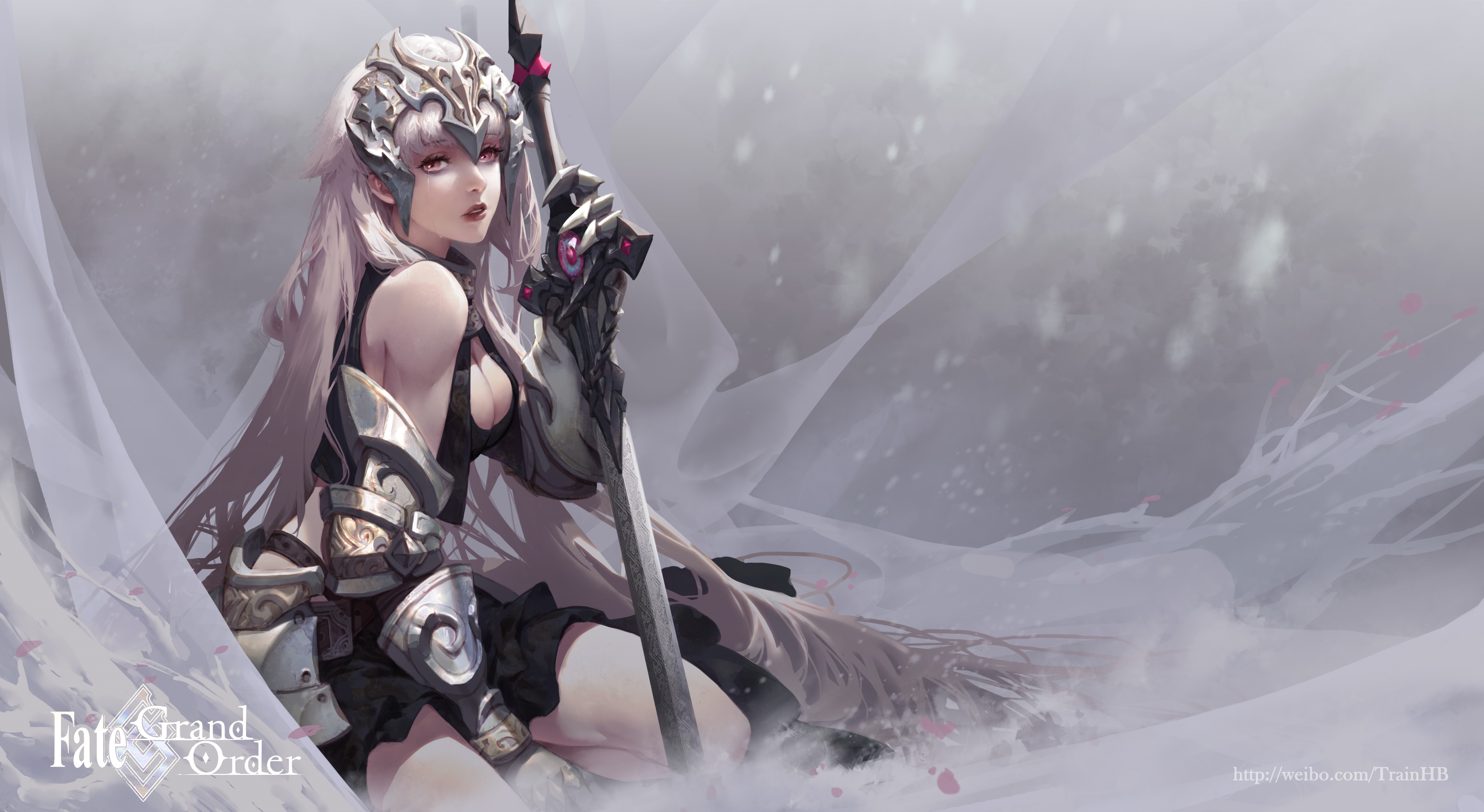 4K, anime, Fate Series, Jeanne (Alter) (Fate/Grand Order), Fate/Grand Order, anime girls, TrainHB HD Wallpaper