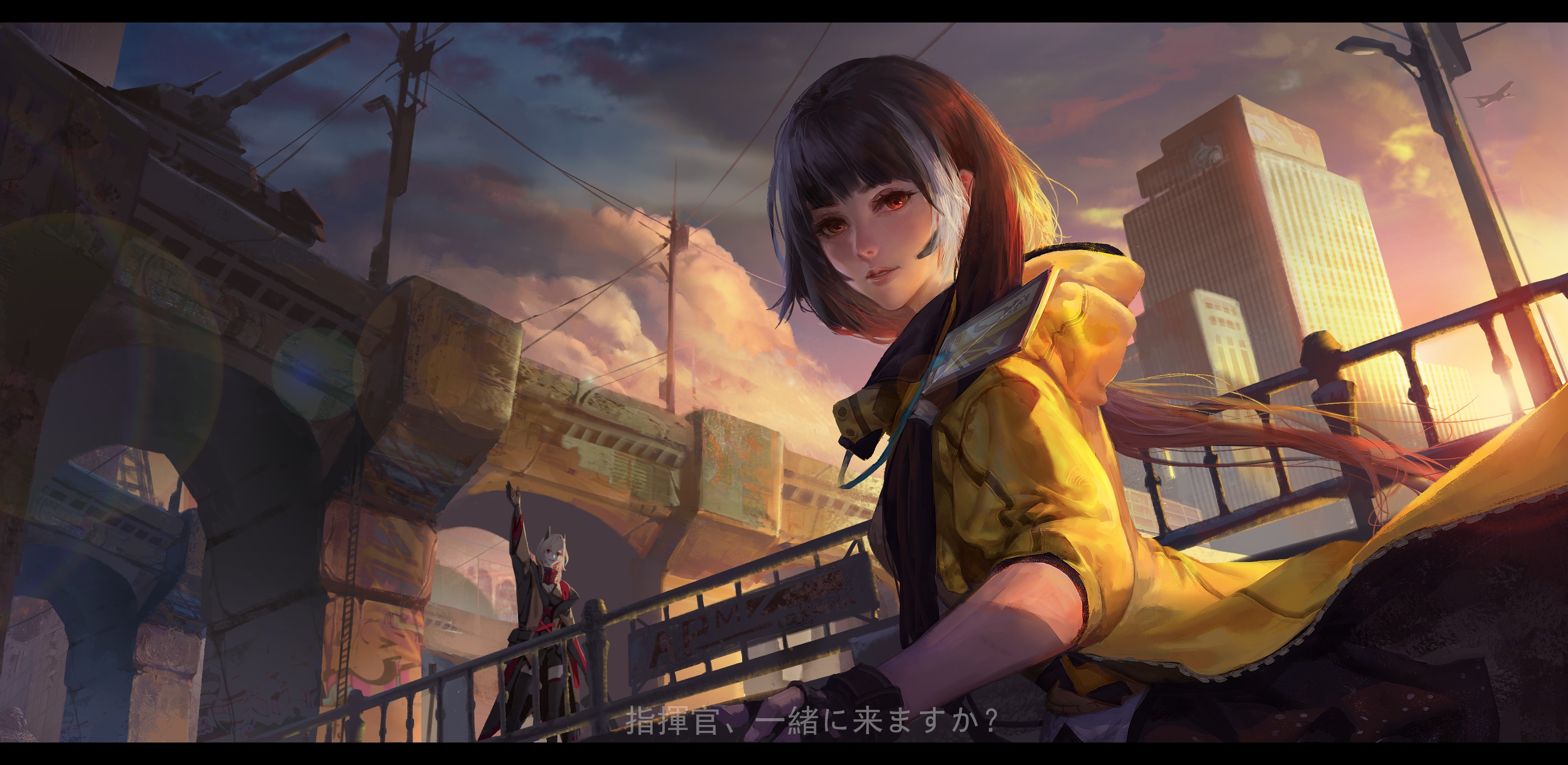 anime girls, TrainHB, RO635 (Girls Frontline), Girls Frontline, M4 SOPMOD II (Girls Frontline), anime HD Wallpaper