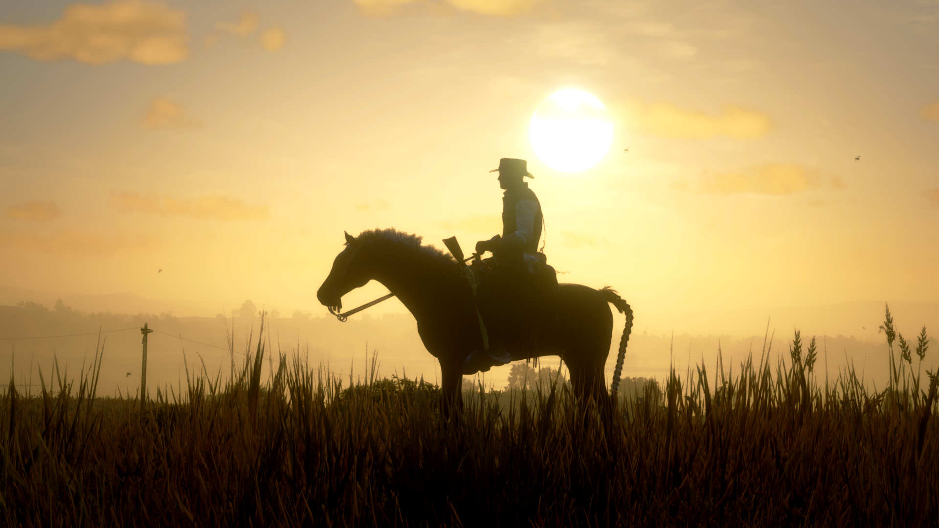 video games, Dutch van der Linde, Red Dead Redemption 2 HD Wallpaper
