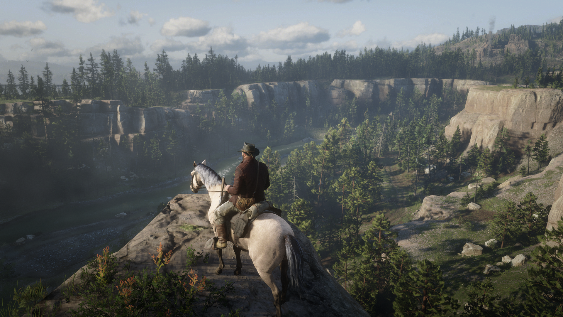 video games, PC gaming, Red Dead Redemption 2, Rockstar Games, screen shot, Dutch van der Linde HD Wallpaper