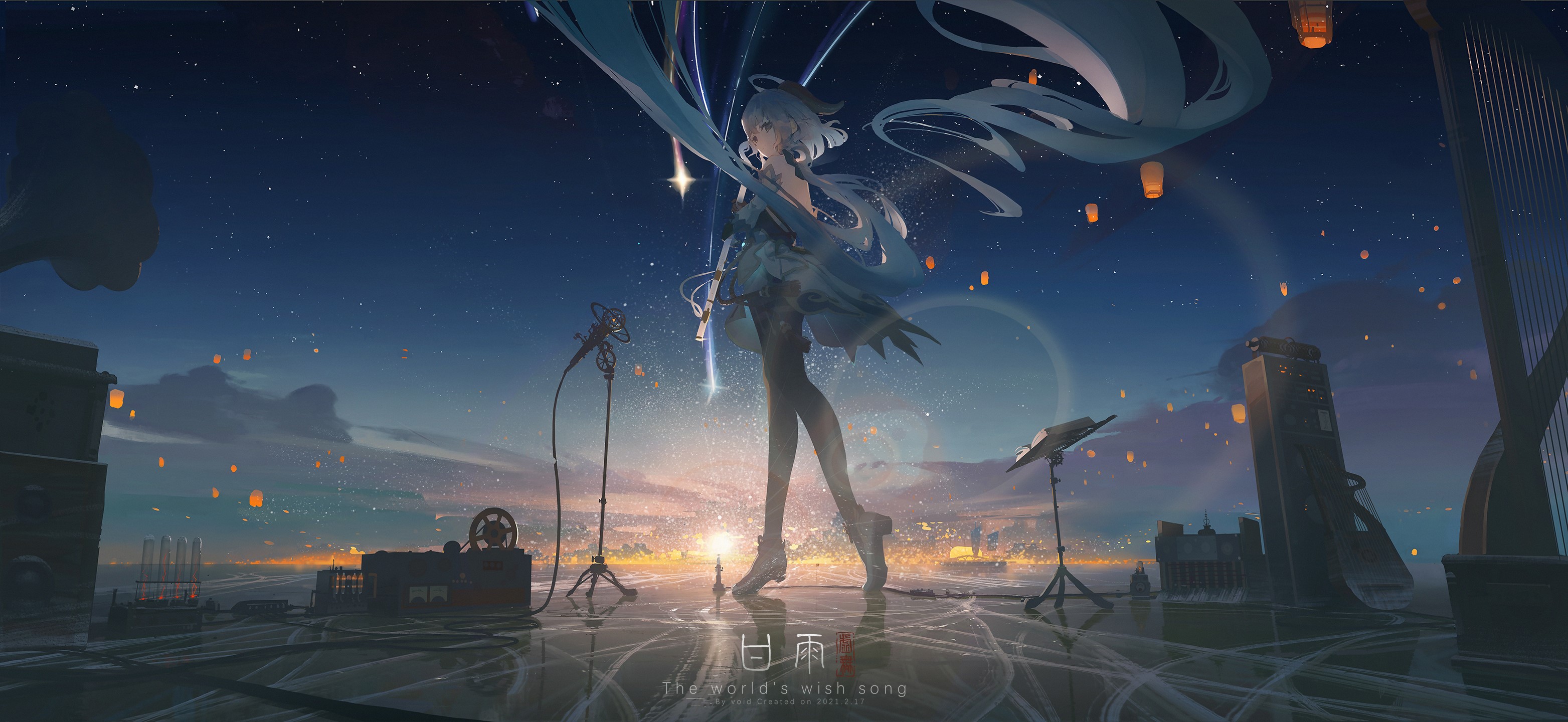 video game art, void_0, fan art, Ganyu (Genshin Impact), Genshin Impact HD Wallpaper