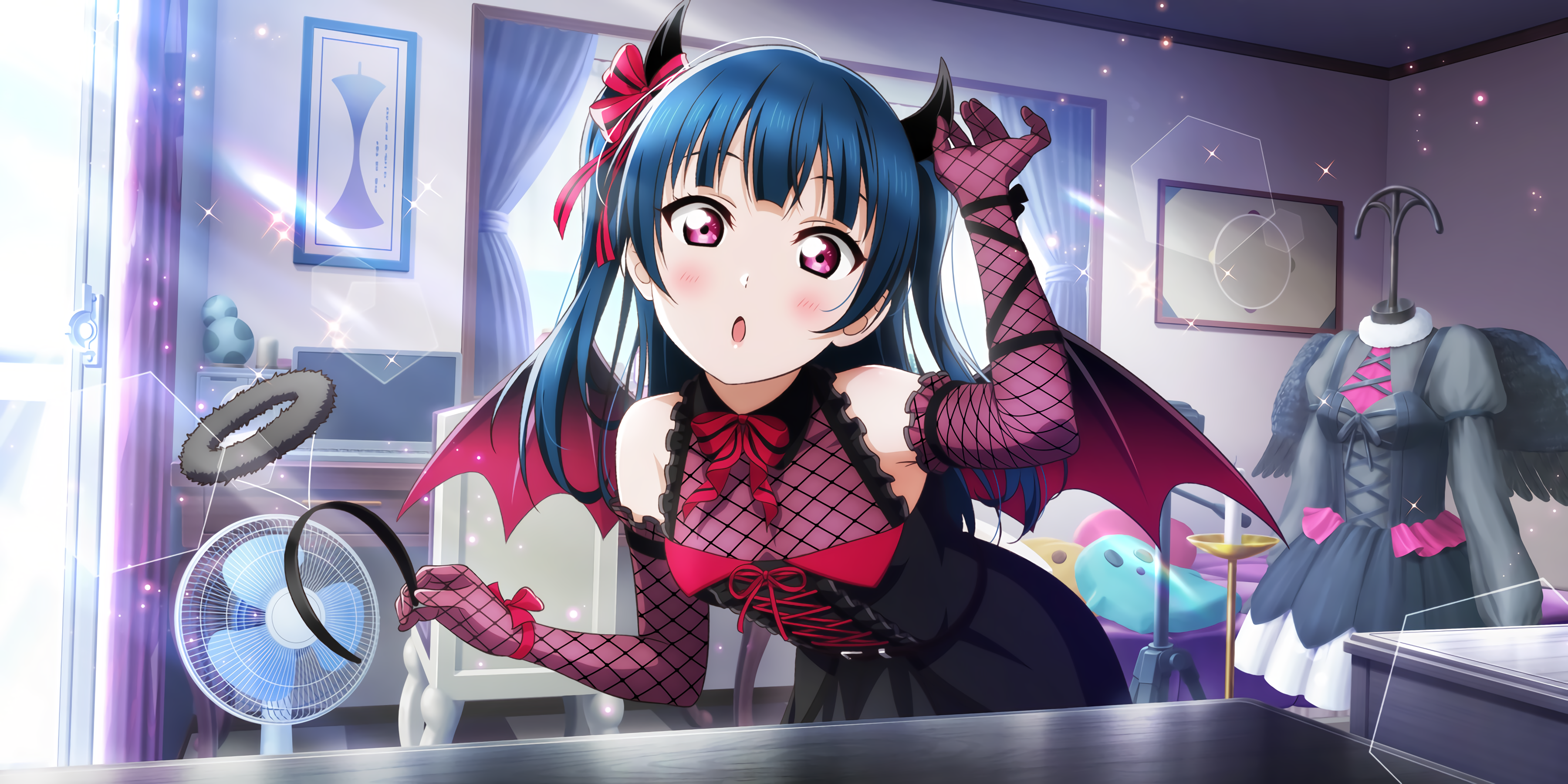anime girls, Tsushima Yoshiko, Love Live Series, Love Live!, Love Live! Sunshine HD Wallpaper