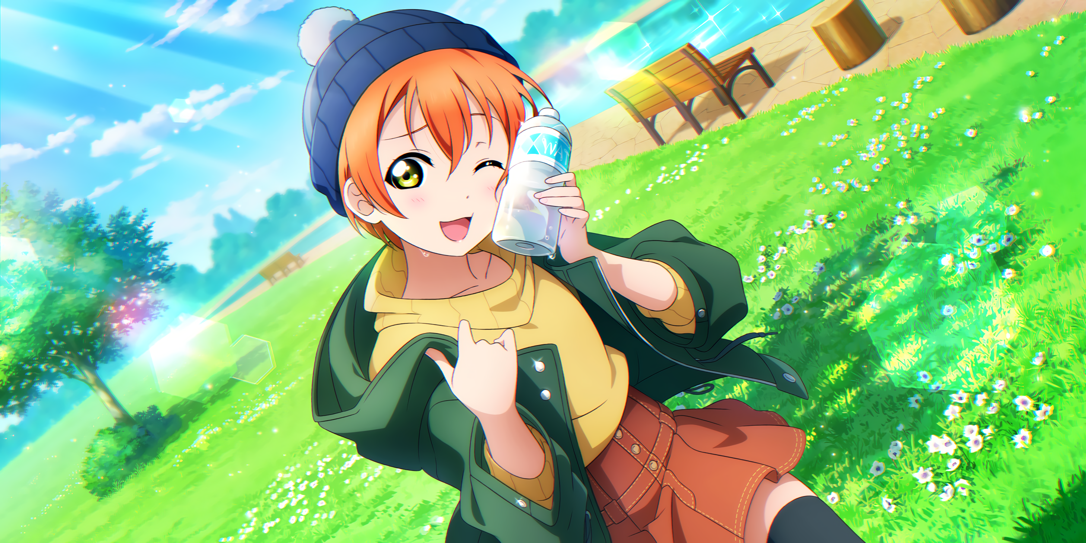 Love Live!, Love Live! Sunshine, Hoshizora Rin, anime girls, Love Live Series HD Wallpaper