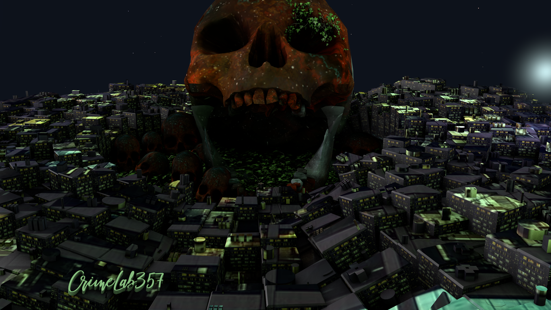 fantasy art, 3D Abstract, skull HD Wallpaper
