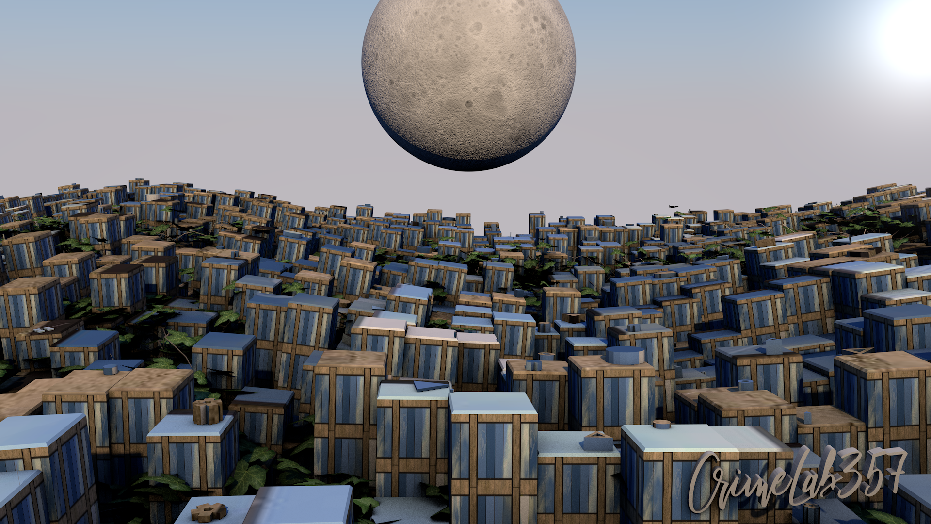 space art, planet, abstract, 3D Abstract, city HD Wallpaper
