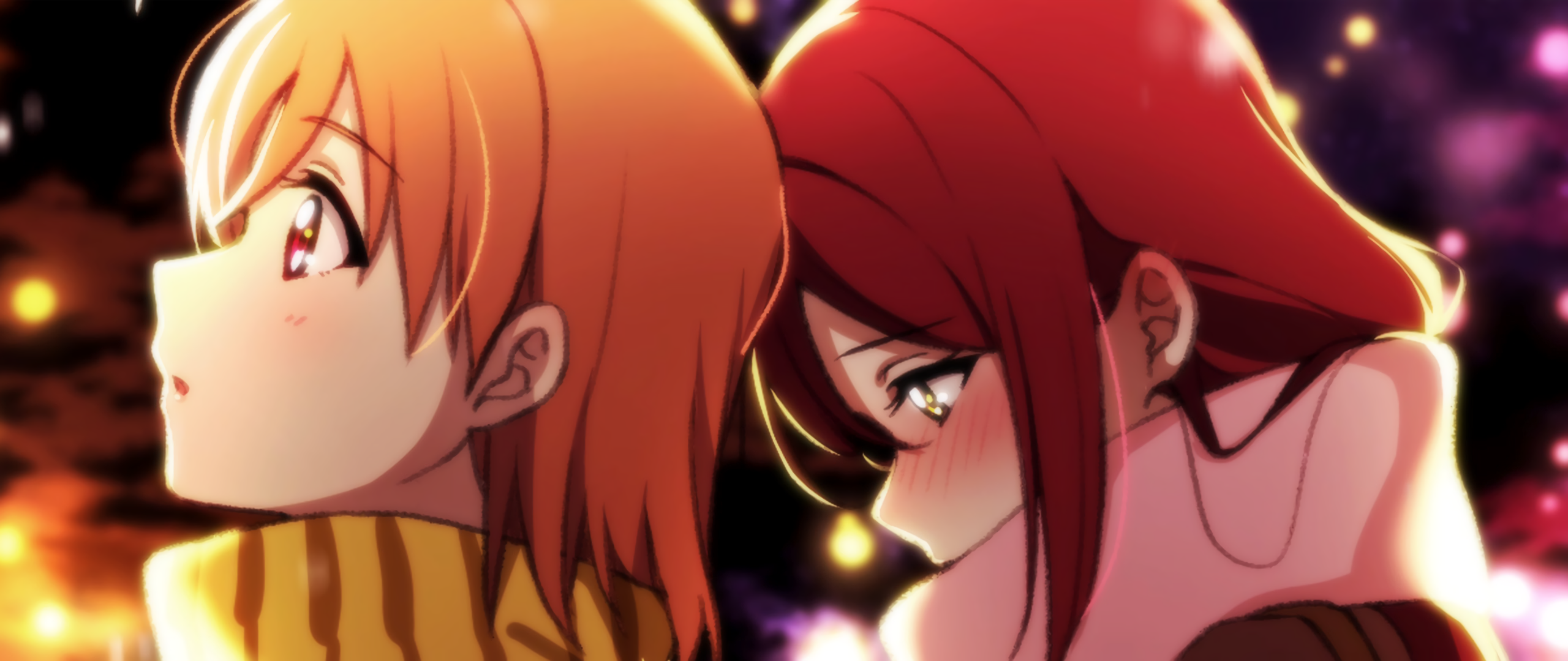 Sakurauchi Riko, anime girls, Takami Chika, Love Live Series, kougi, Love Live! Sunshine HD Wallpaper