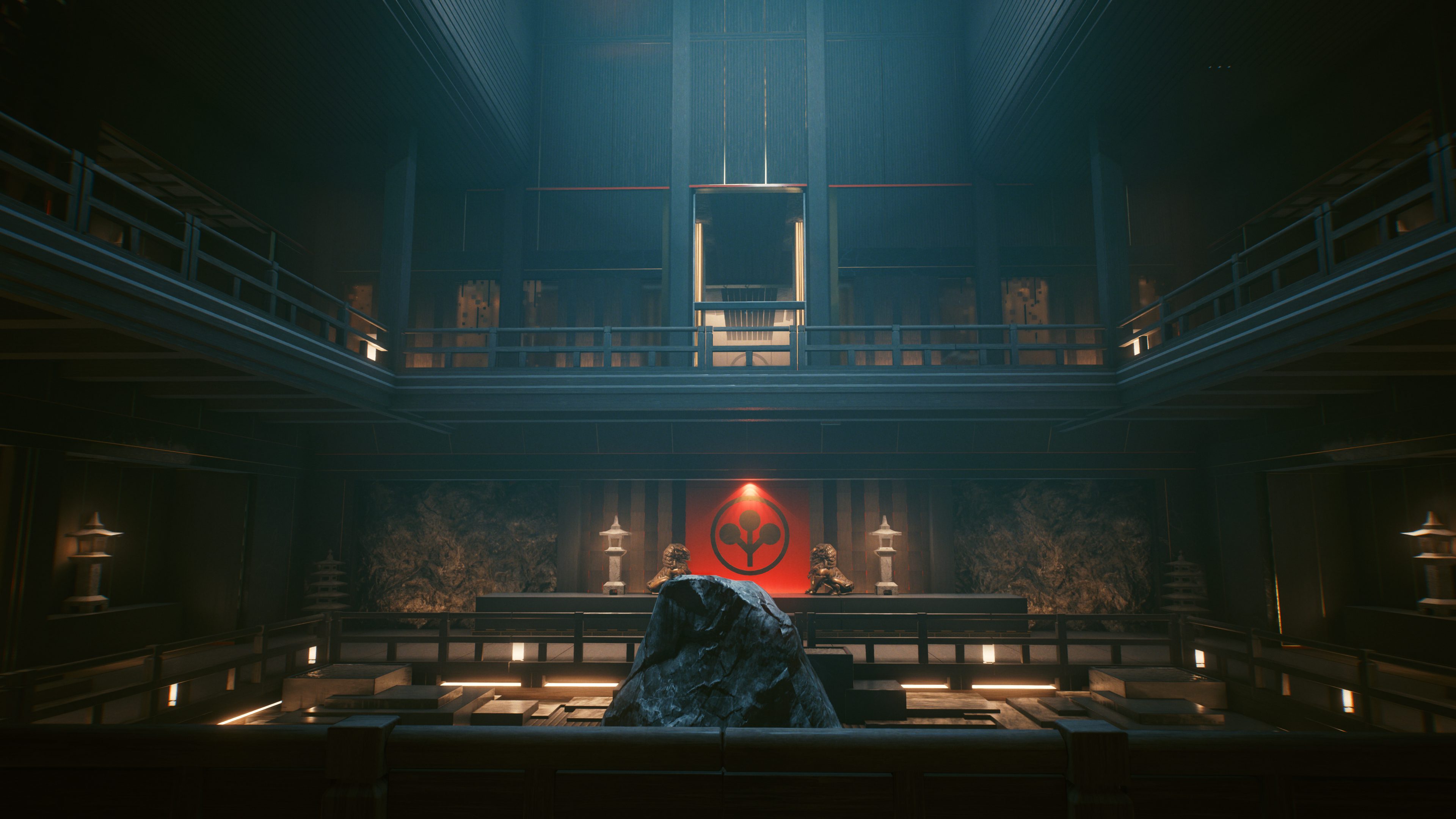 4K, CD Projekt RED, screen shot, video games, Cyberpunk 2077, Arasaka HD Wallpaper
