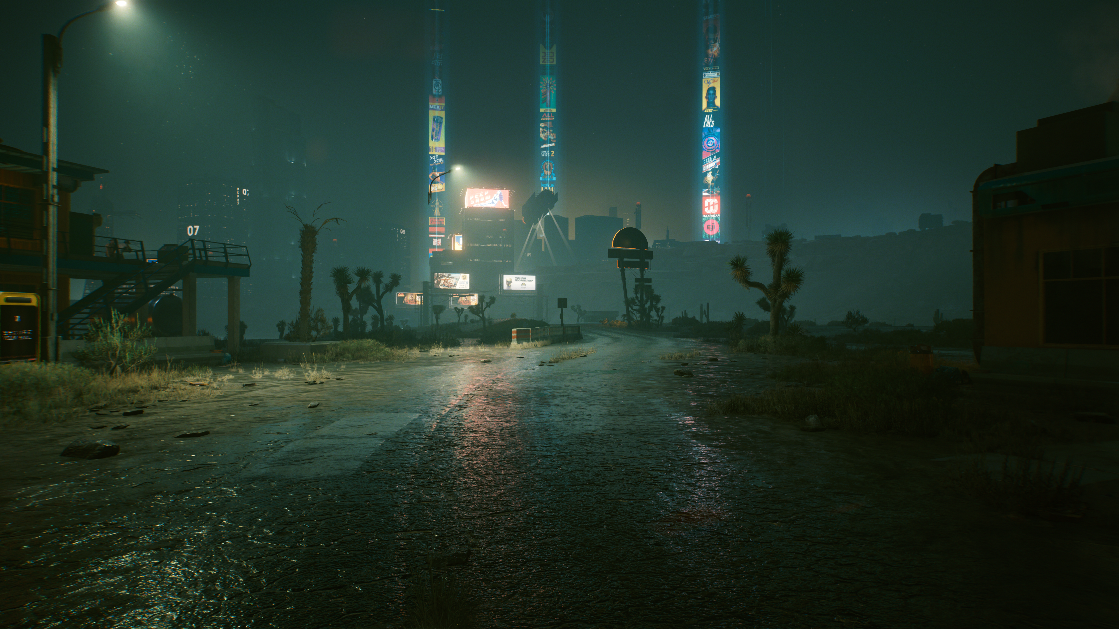 4K, screen shot, video games, CD Projekt RED, Cyberpunk 2077 HD Wallpaper