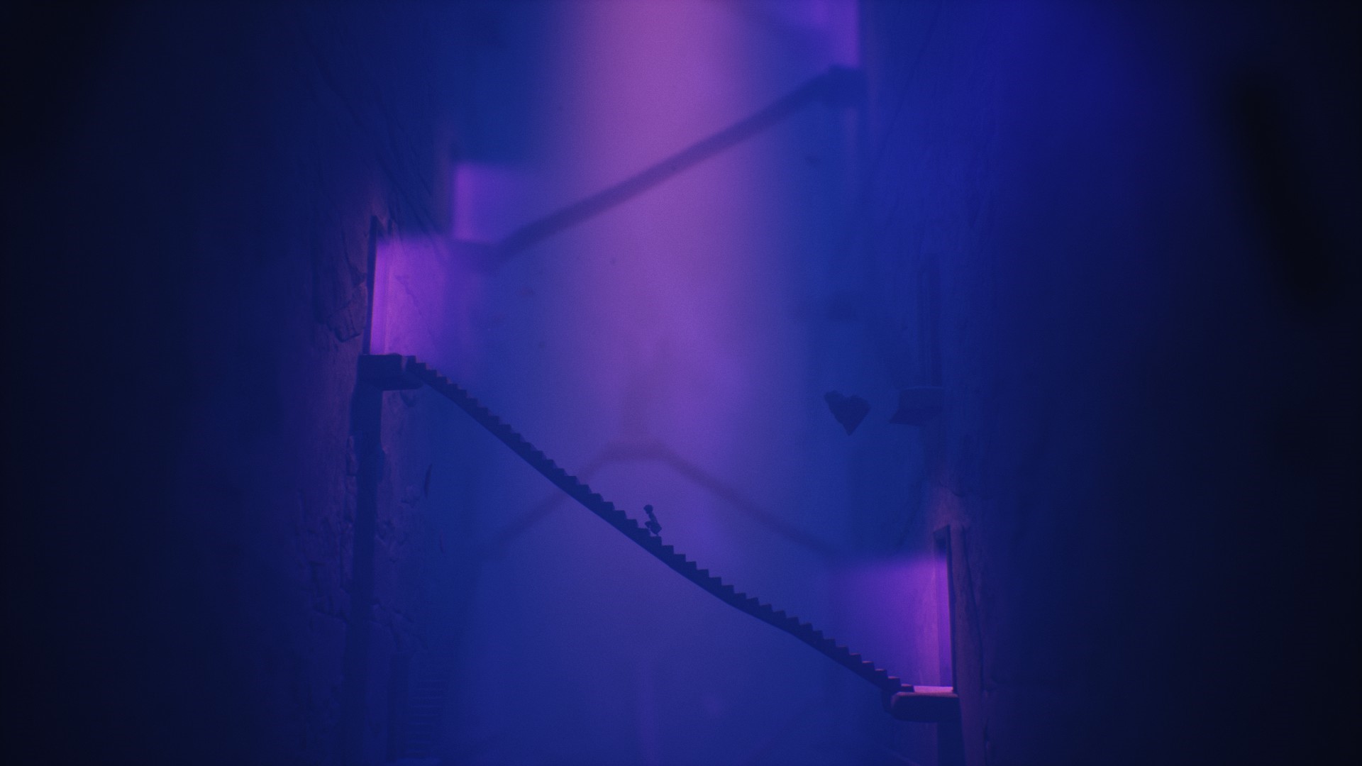 horror, city, friendship, Little Nightmares, raincoat, TV, spooky, hallway, Little Nightmares 2, video games, flashlight HD Wallpaper