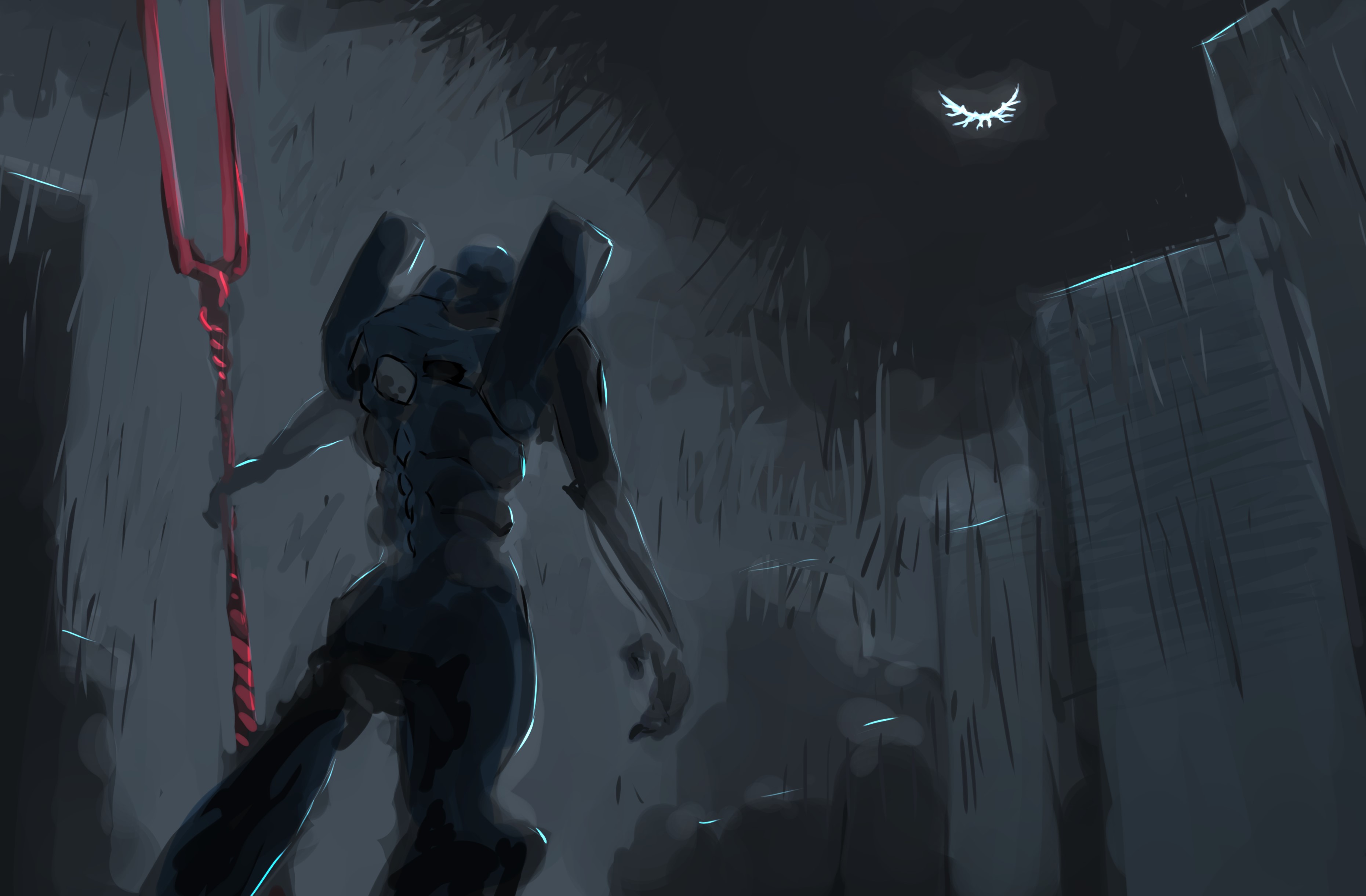 anime, Neon Genesis Evangelion, EVA Unit 00 HD Wallpaper
