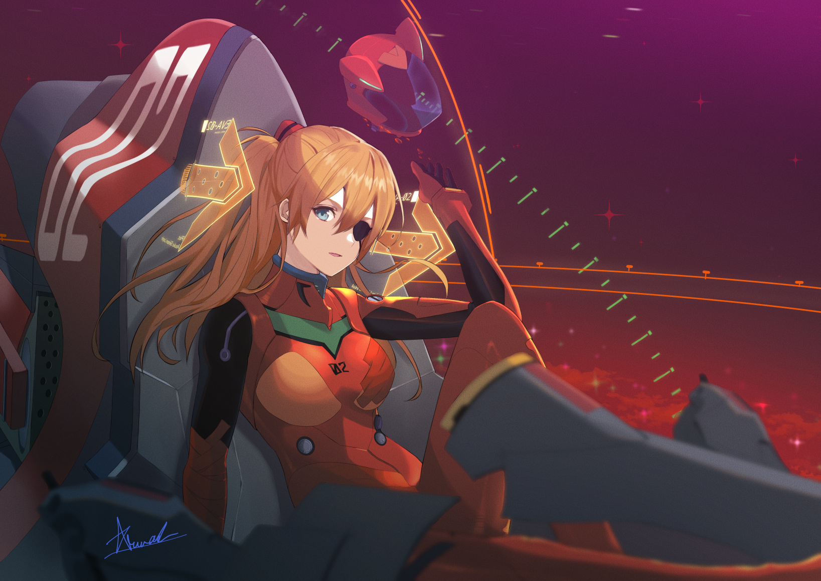 Neon Genesis Evangelion, Asuka Langley Soryu, anime girls, anime HD Wallpaper