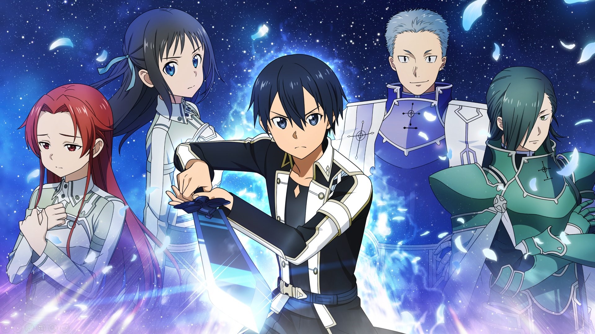 Sword Art Online, anime girls, anime boys, Kirigaya Kazuto HD Wallpaper