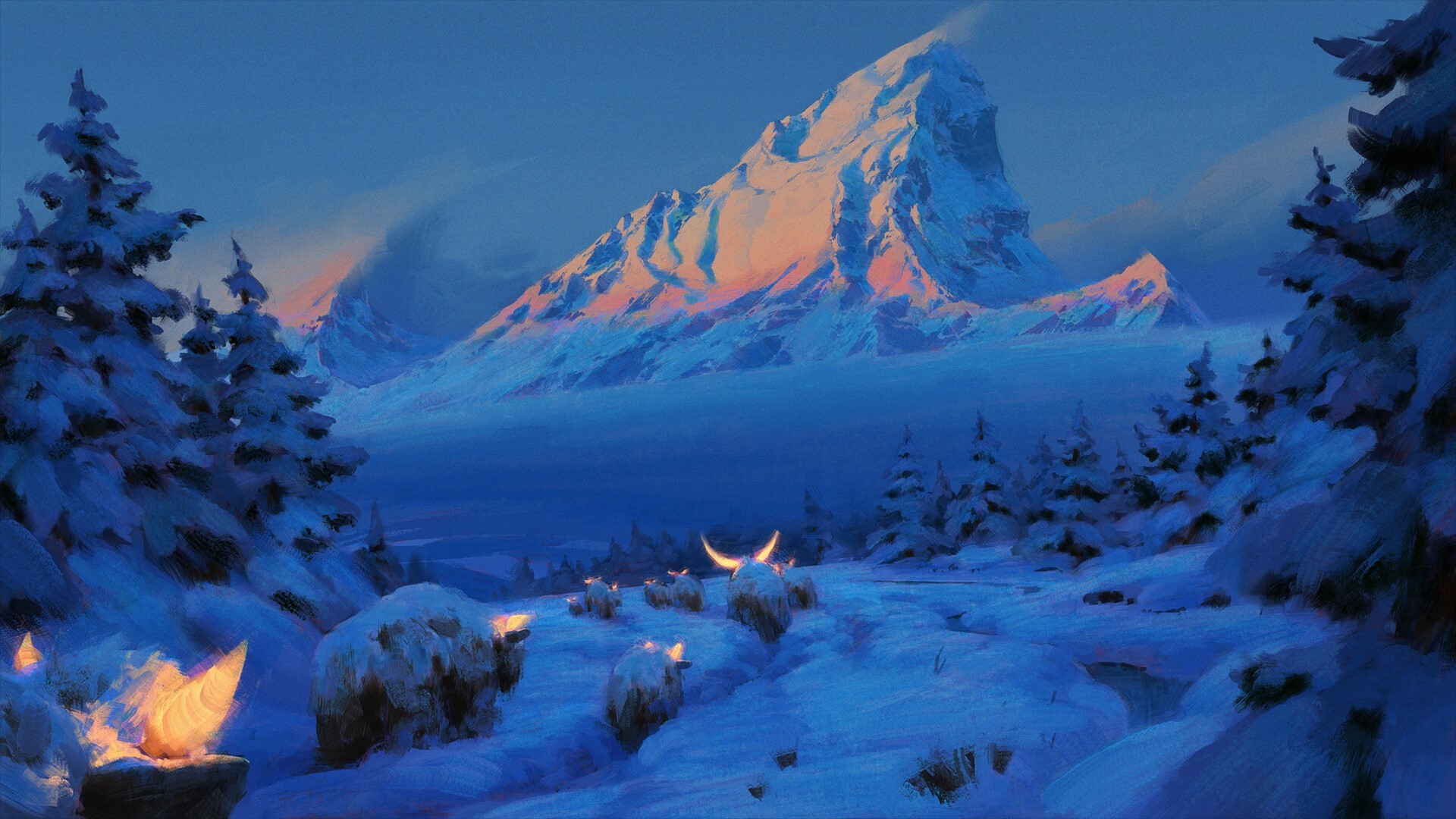 snow, Thomas Stoop, digital HD Wallpaper