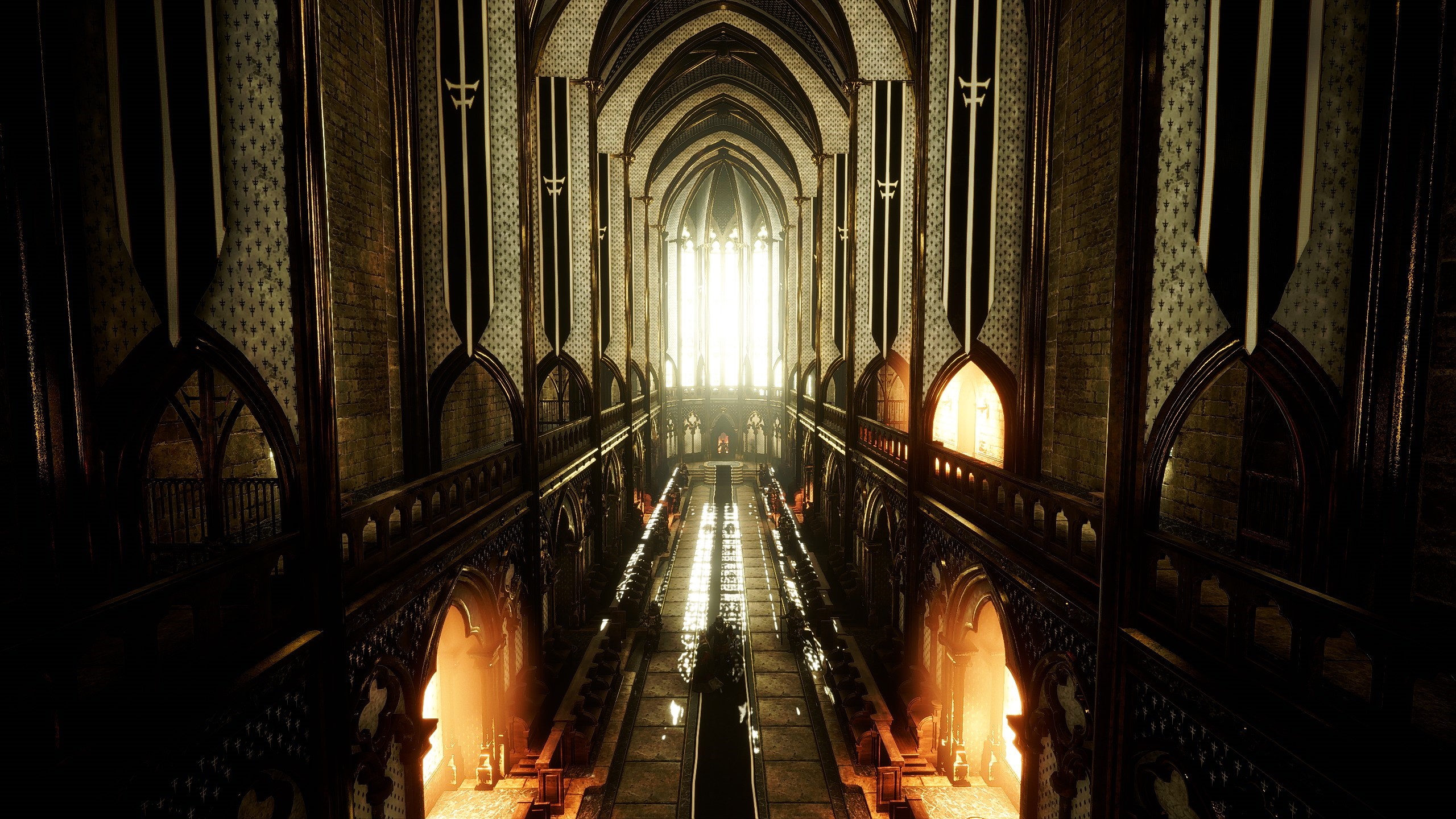 PC gaming, A Plague Tale Innocence, Nvidia, screen shot, Unreal Engine 4, church HD Wallpaper