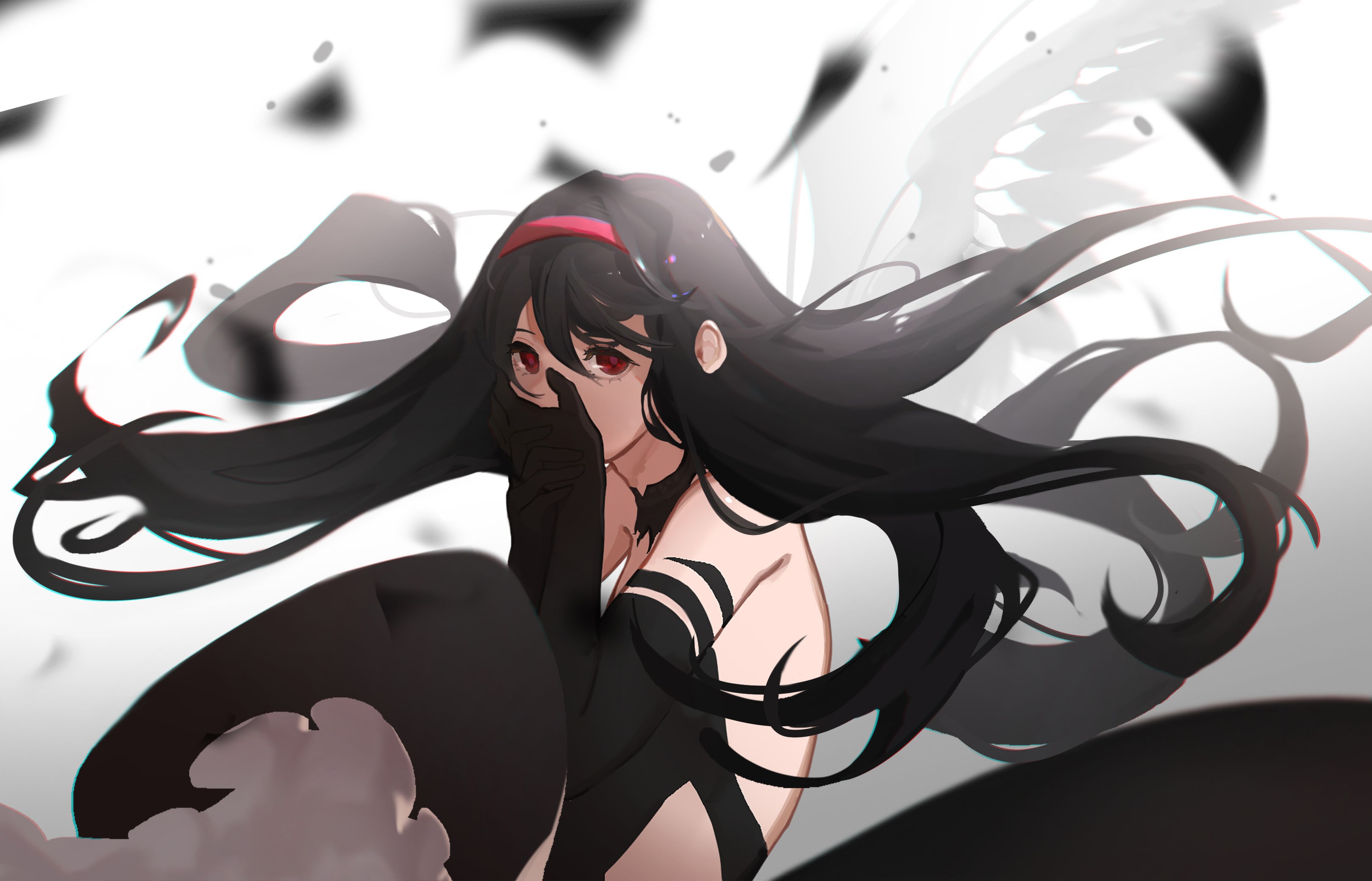 Akemi Homura, Mahou Shoujo Madoka Magica, Ritsu37, anime girls, anime HD Wallpaper