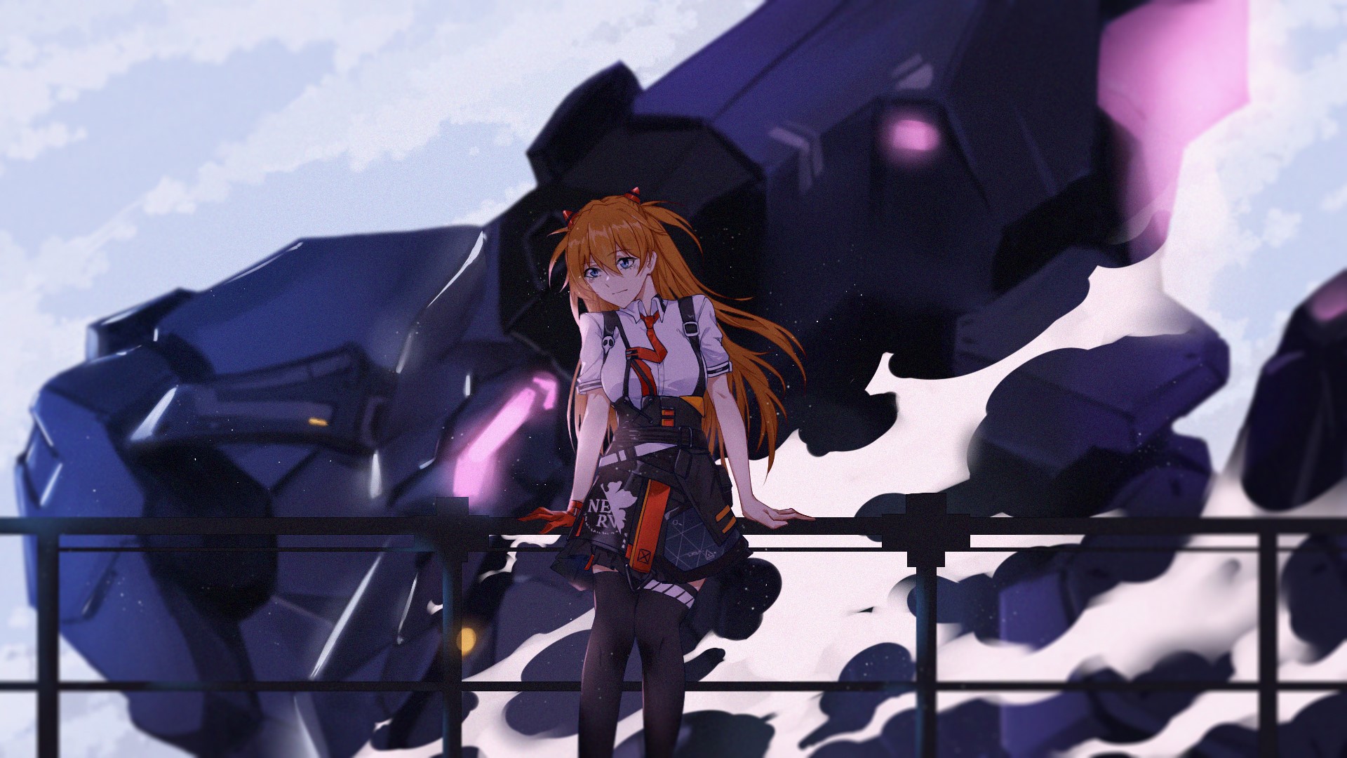 JinYun Rex, Asuka Langley Soryu, anime, anime girls, Neon Genesis Evangelion HD Wallpaper