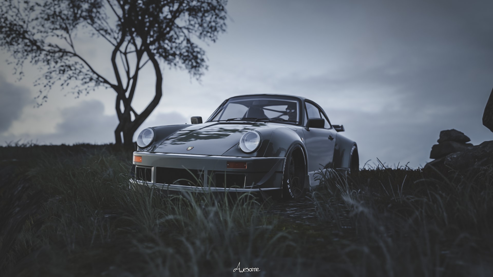 Porsche 911, video games, car, vehicle, Forza Horizon 4, Forza, Porsche HD Wallpaper