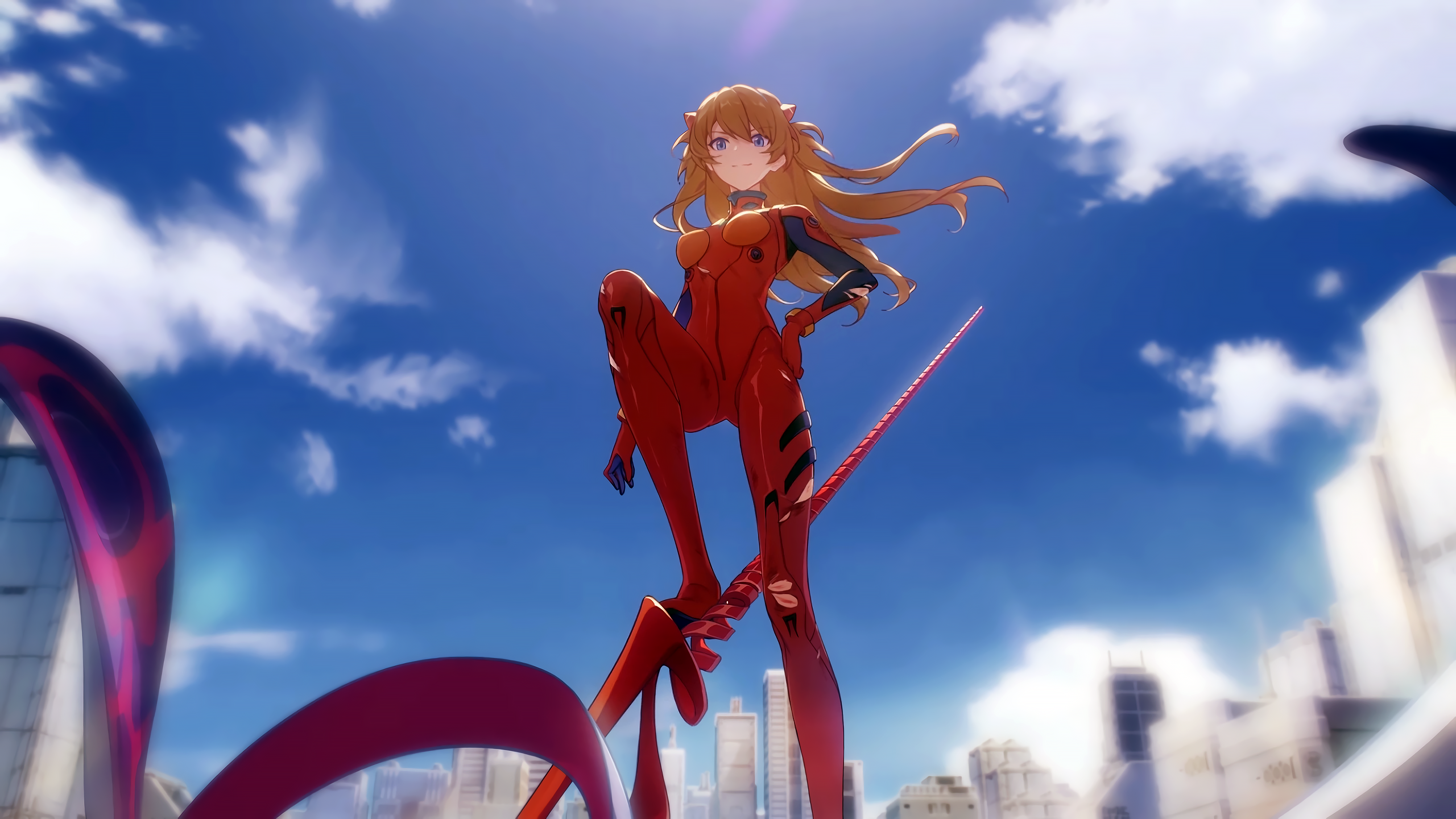 anime girls, Neon Genesis Evangelion, anime, Asuka Langley Soryu HD Wallpaper