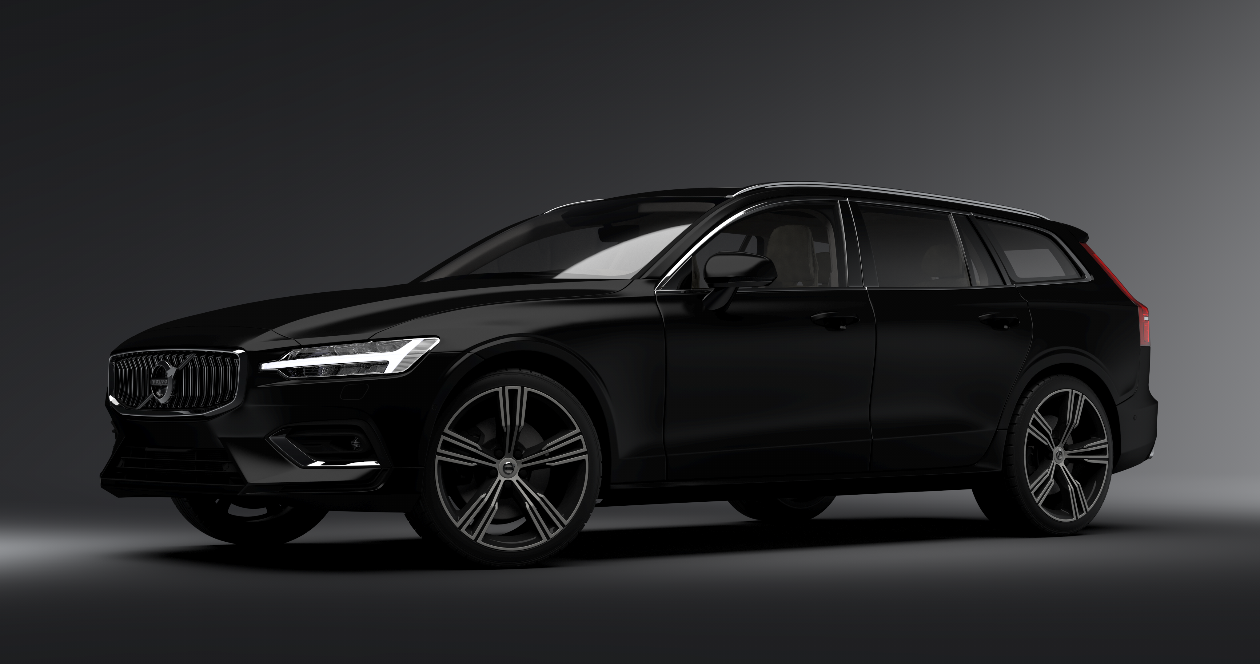 4K, automotive, Volvo, car, Swedish cars, vehicle, 3D visualization, V60, Volvo V60 HD Wallpaper