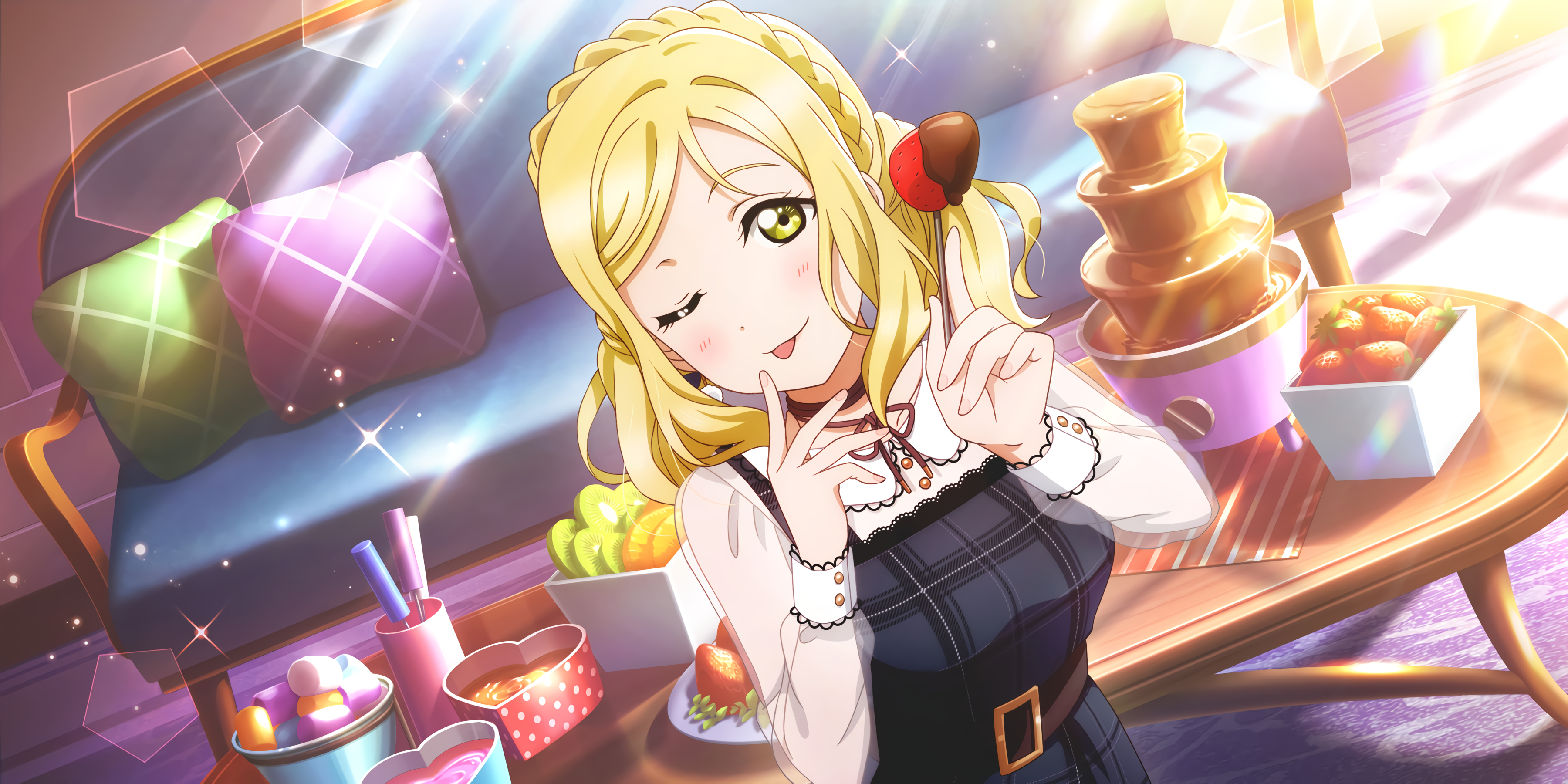 Love Live!, Love Live! Sunshine, Ohara Mari, anime girls, Love Live Series HD Wallpaper
