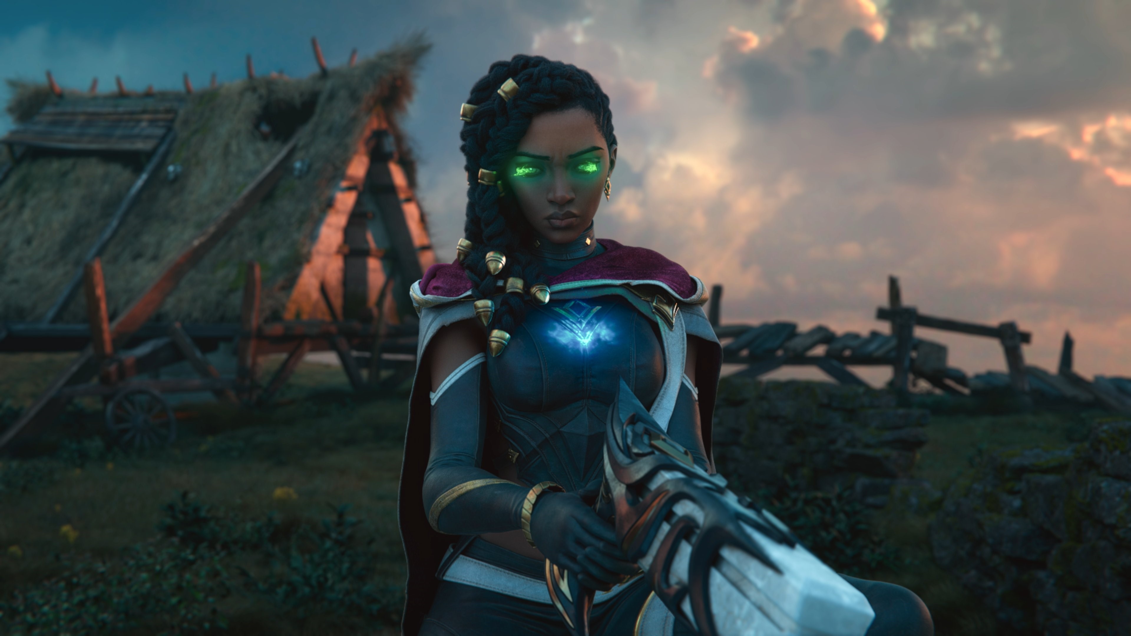 4K, screen shot, Senna (League of Legends), game art, League of Legends, video game art, Video Game Heroes HD Wallpaper