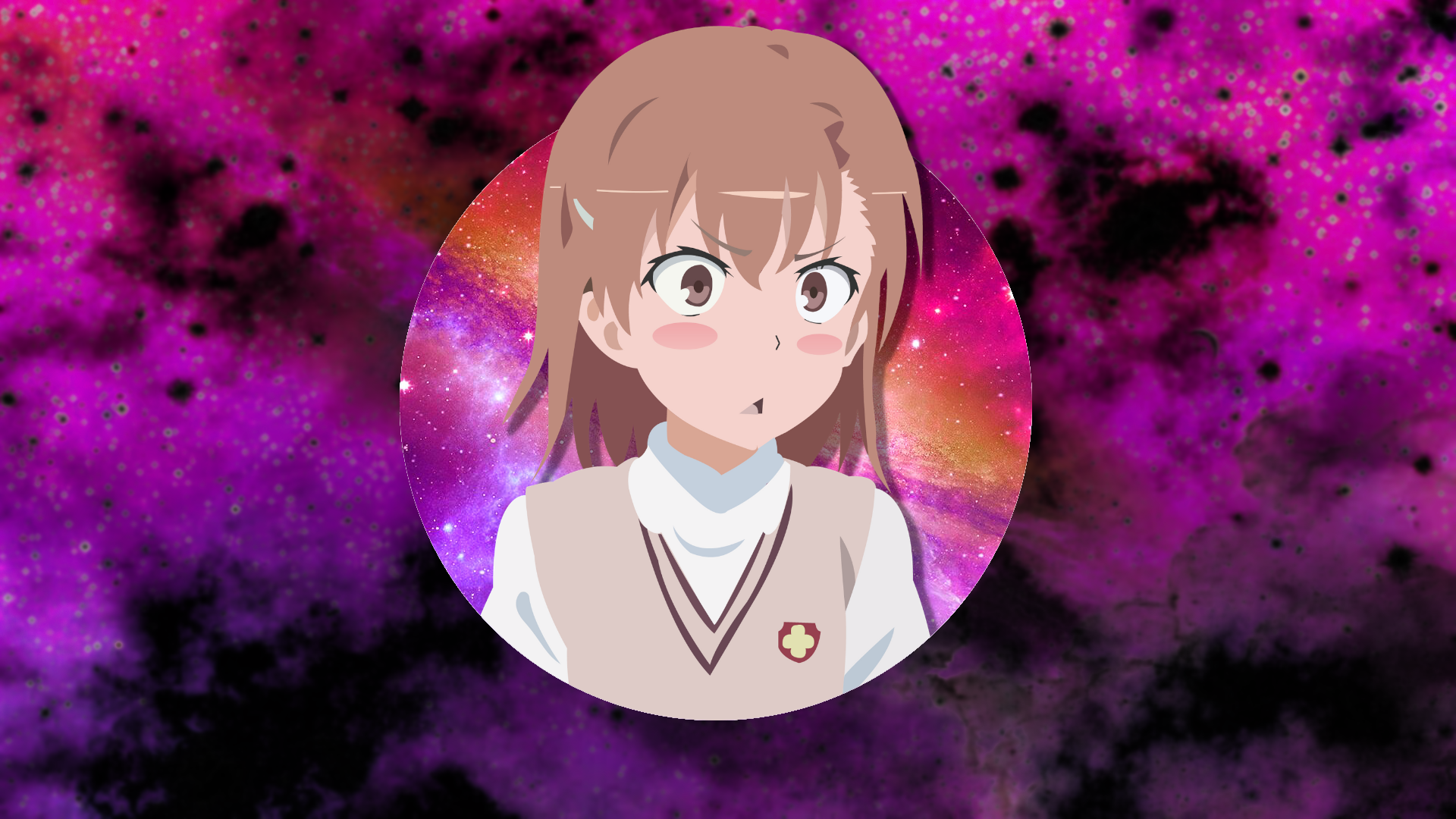 Misaka Mikoto, picture-in-picture, To Aru Kagaku no Railgun, anime girls HD Wallpaper