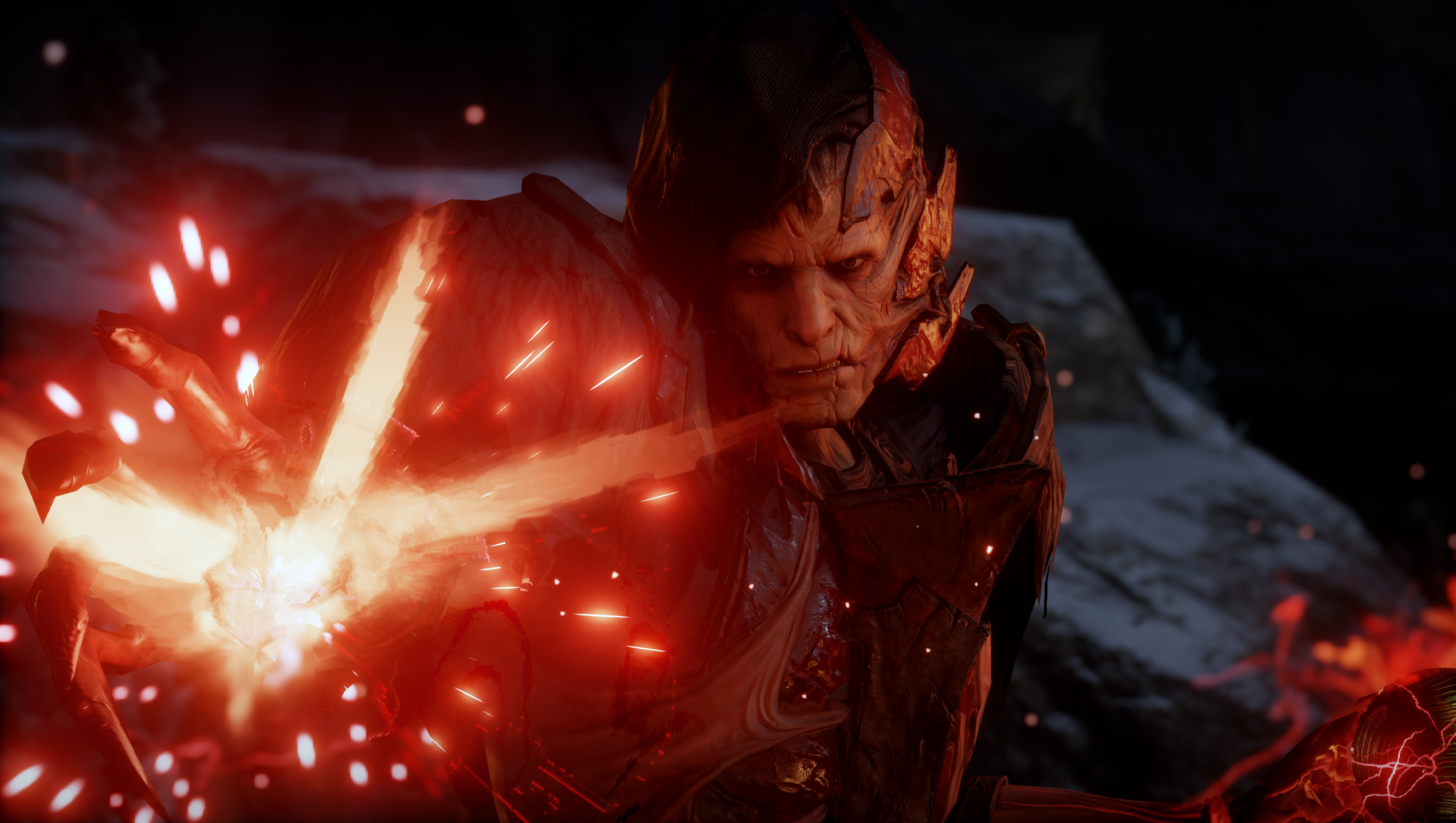 video games, fire, orange, Bad guys, Corypheus, Video Game Villains, PC gaming, Dragon Age, RPG, Dragon Age: Inquisition, red HD Wallpaper