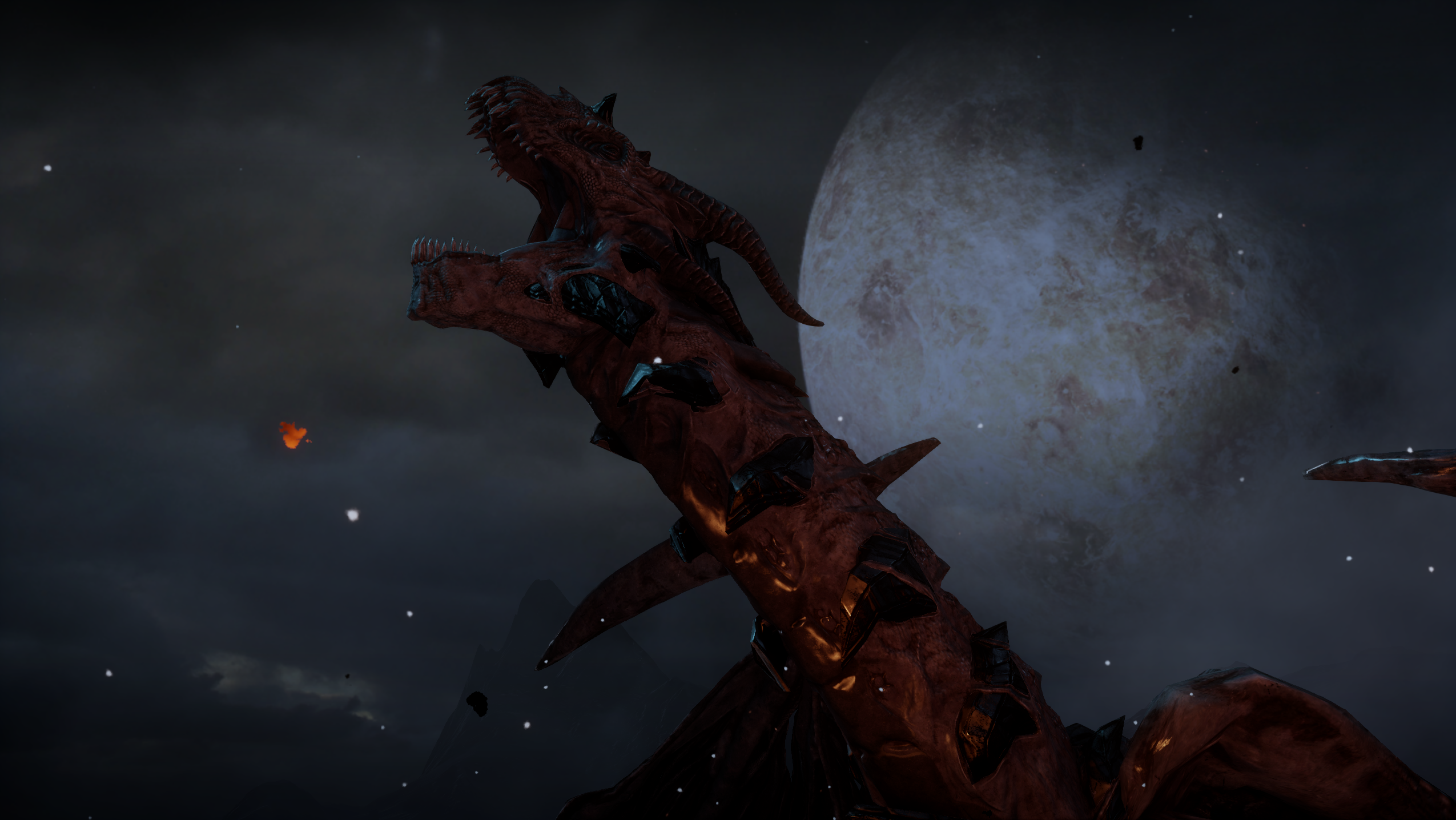 video games, Moon, EA, creature, Dragon Age: Inquisition, PC gaming, Bioware, Dragon Age, RPG, Corypheus, dragon HD Wallpaper