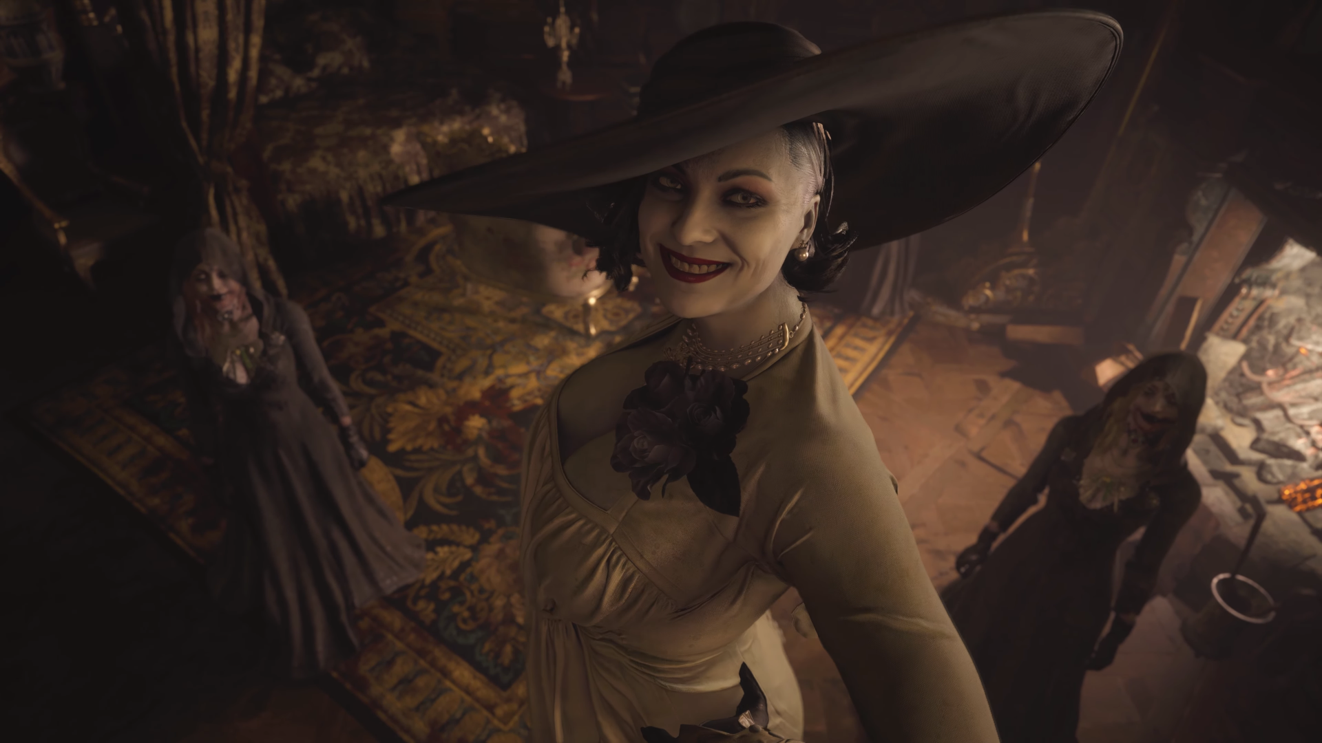 Video Game Horror, resident evil village, Resident Evil, lady dimitrescu HD Wallpaper