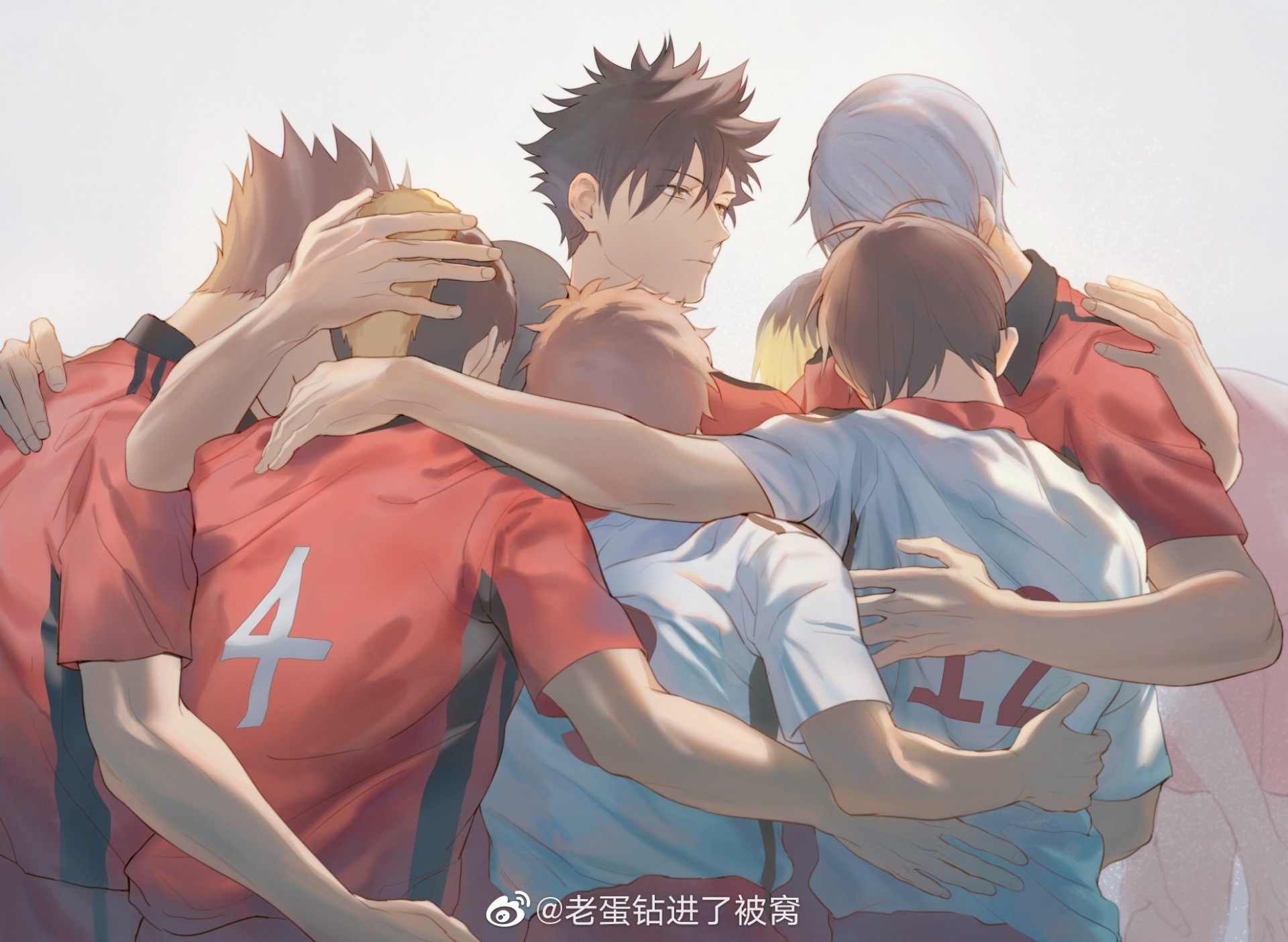 Haiba Lev, Haikyuu!!, Shibayama Yūki, Inuoka Sō, Kai Nobuyuki, Yamamoto Taketora, Yaku Morisuke, anime boys, Kurō Tetsurō, Kozume Kenma HD Wallpaper