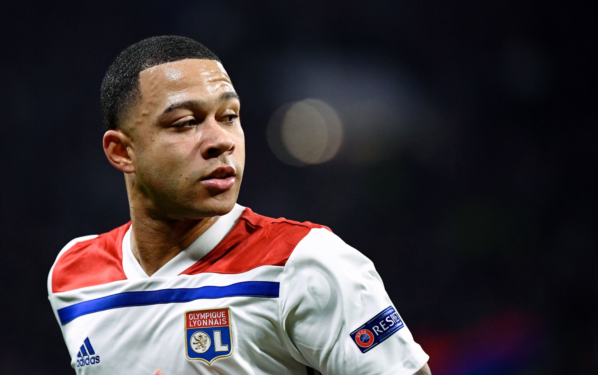 Memphis Depay Olympique Lyonnais HD Wallpaper