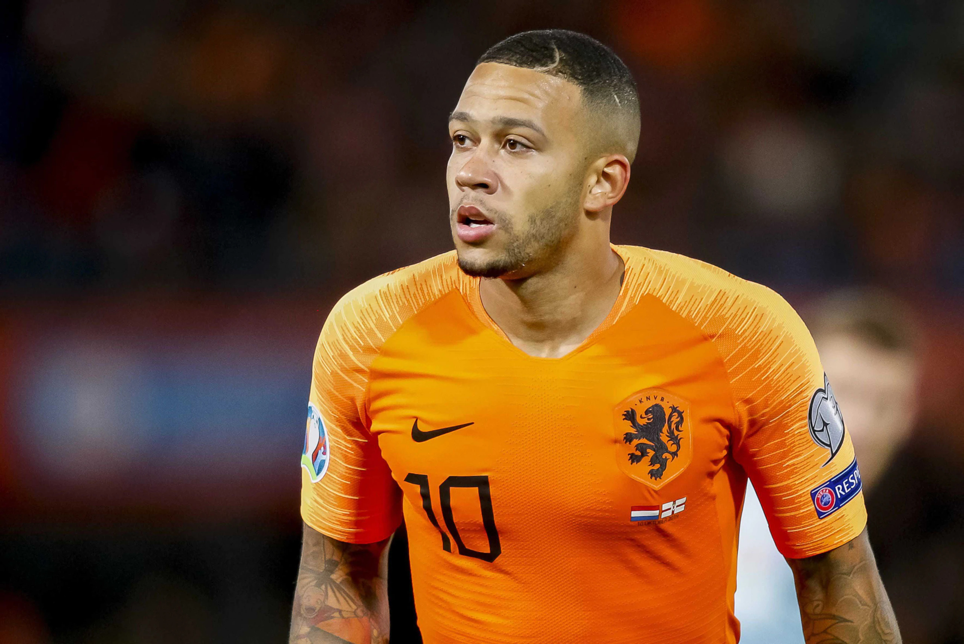 Memphis Depay Netherlands National Football Team HD Wallpaper