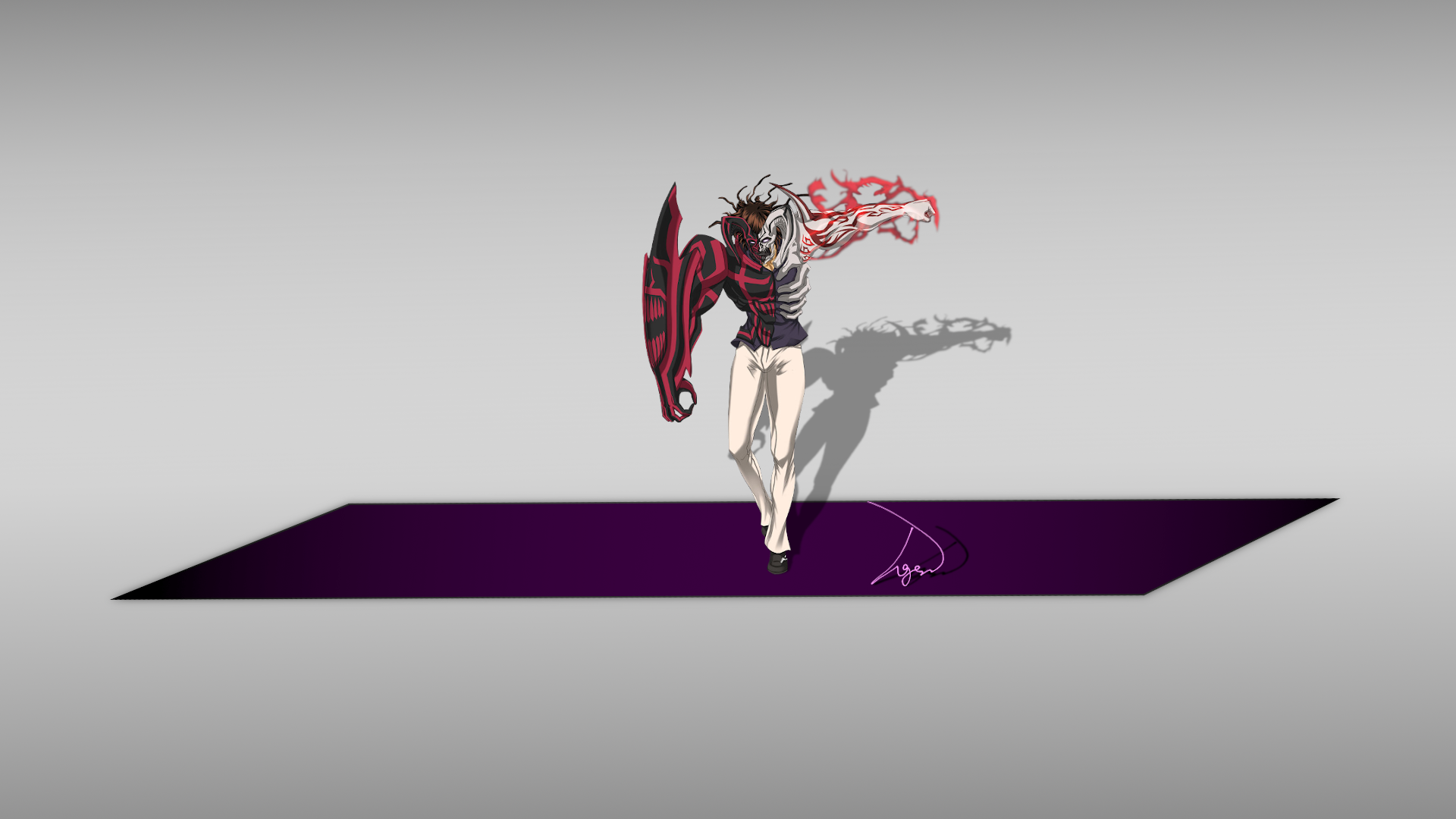 shadow, Yasutora Sado, Bleach, 3D HD Wallpaper