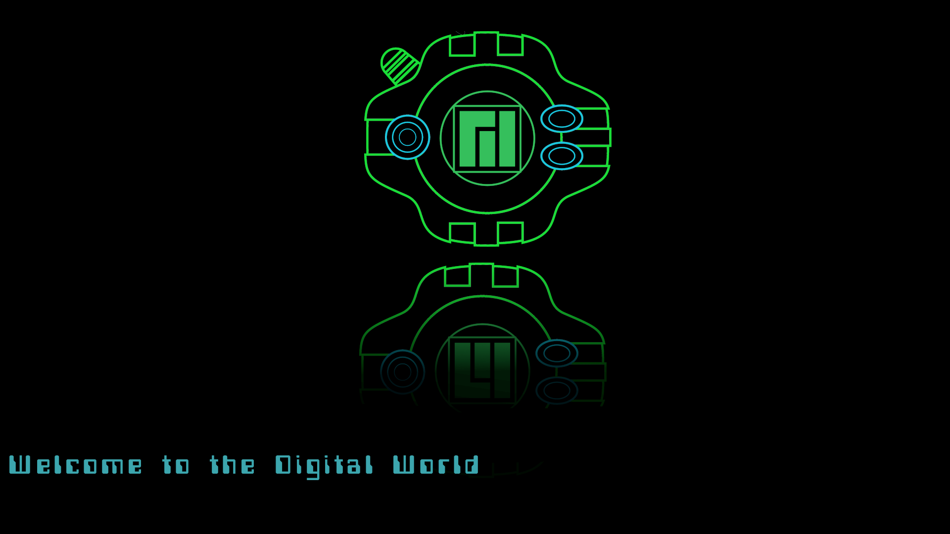 Linux, GNU, Digimon, Awesome WM, Manjaro HD Wallpaper