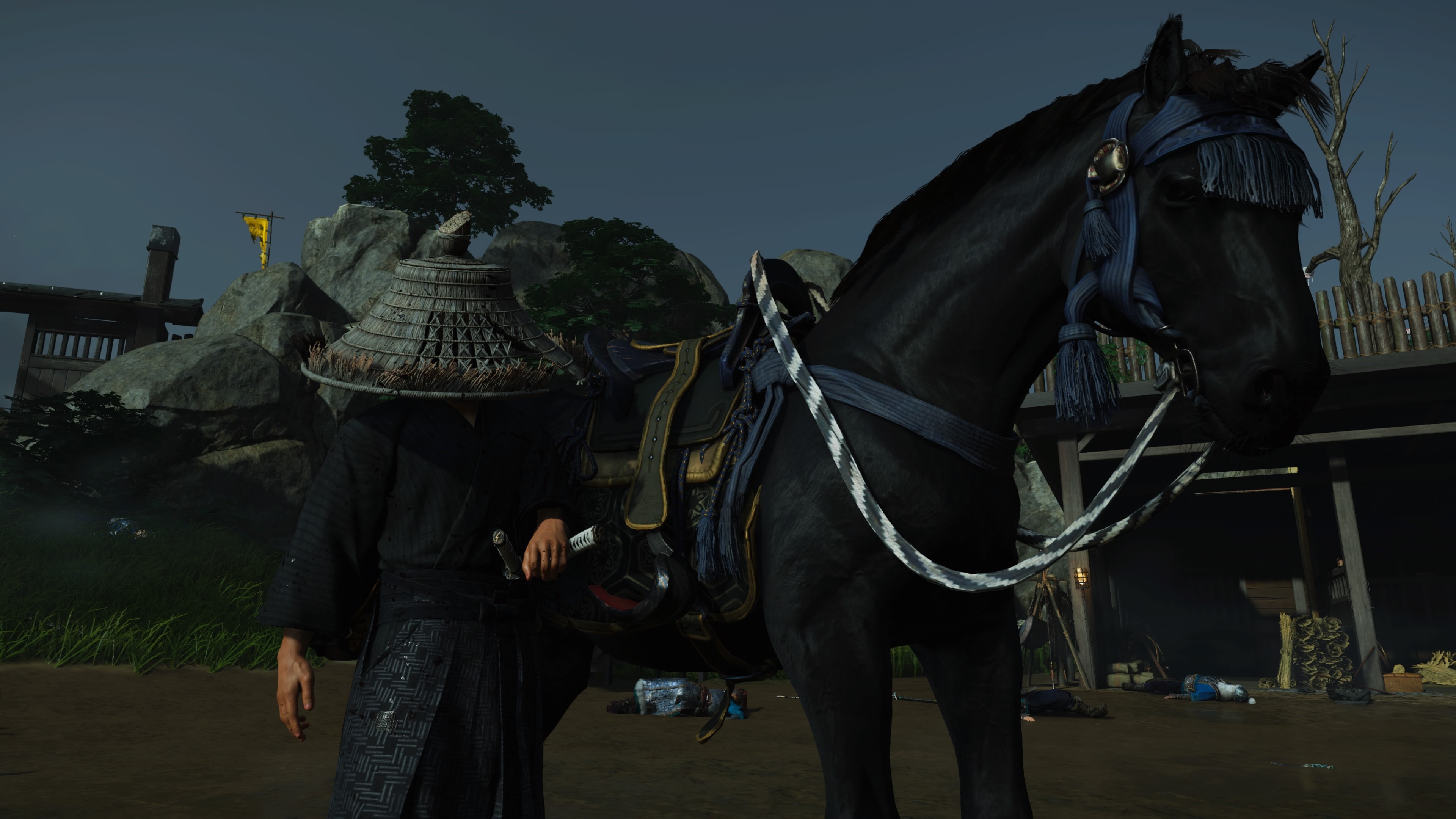 4K, Ghost of Tsushima, video games, Jin Sakai, Sony Playstation HD Wallpaper