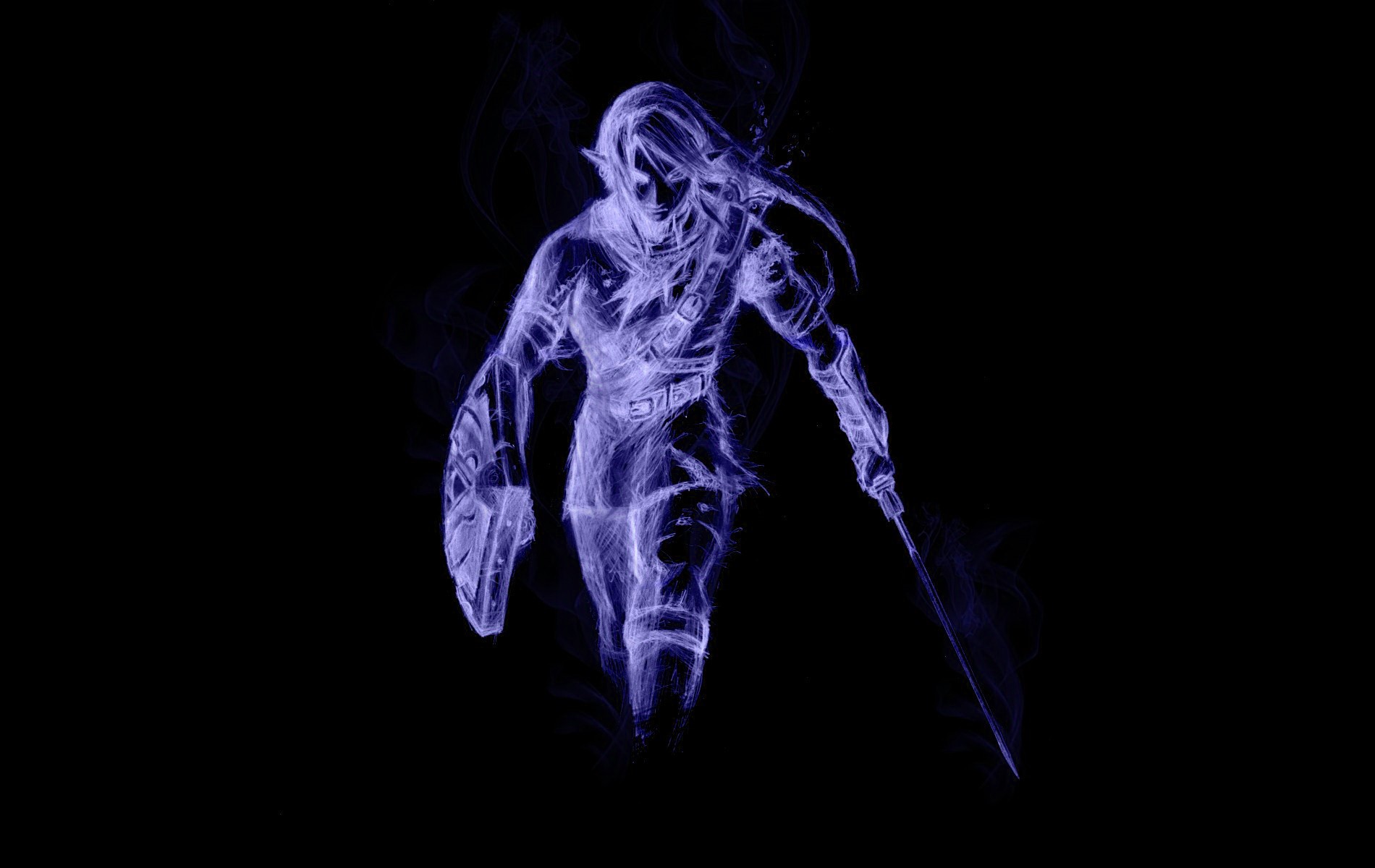 Link from The Legend of Zelda with Hylian Shield HD Wallpaper