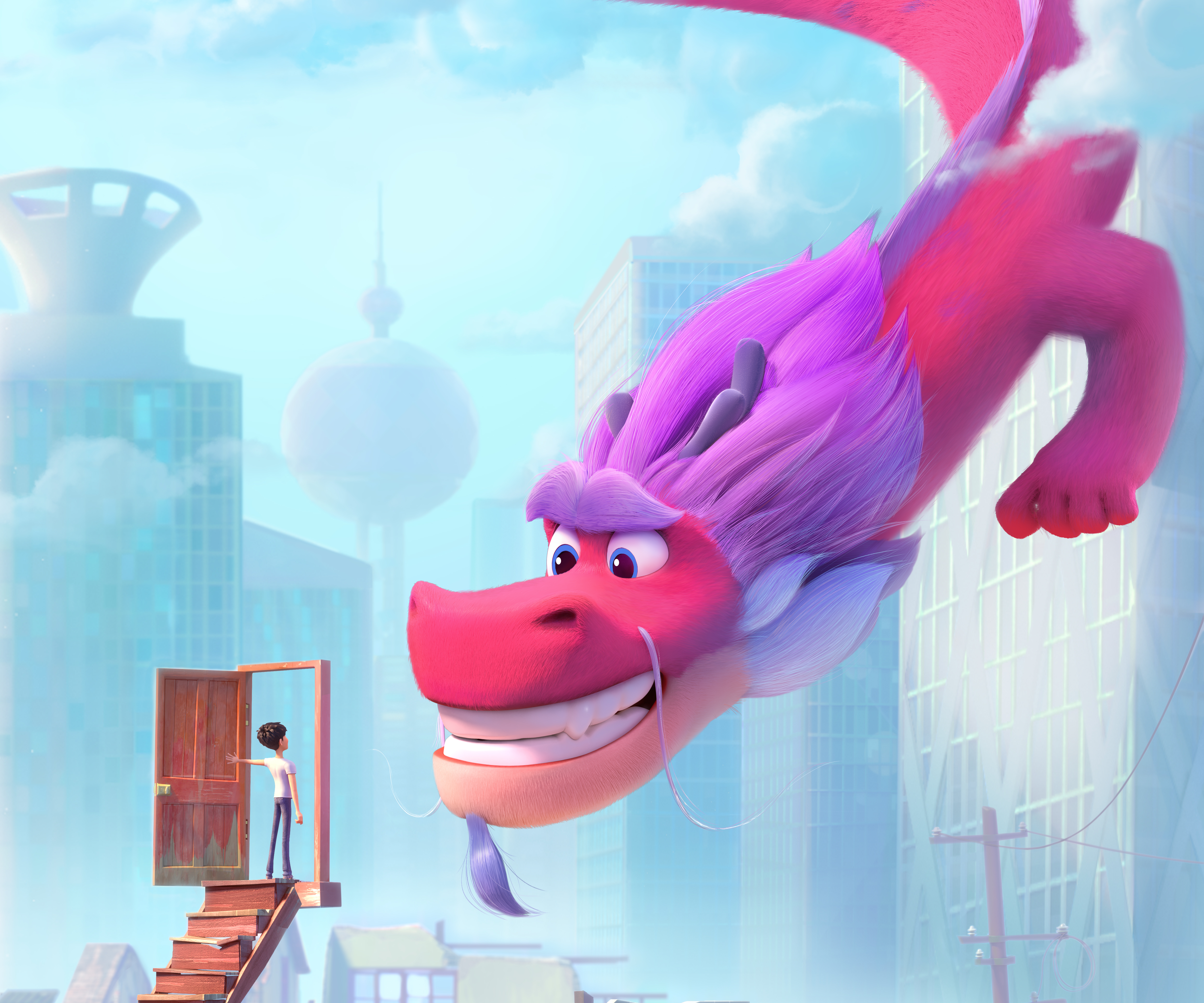 Wish Dragon 4K Long and Din HD Wallpaper