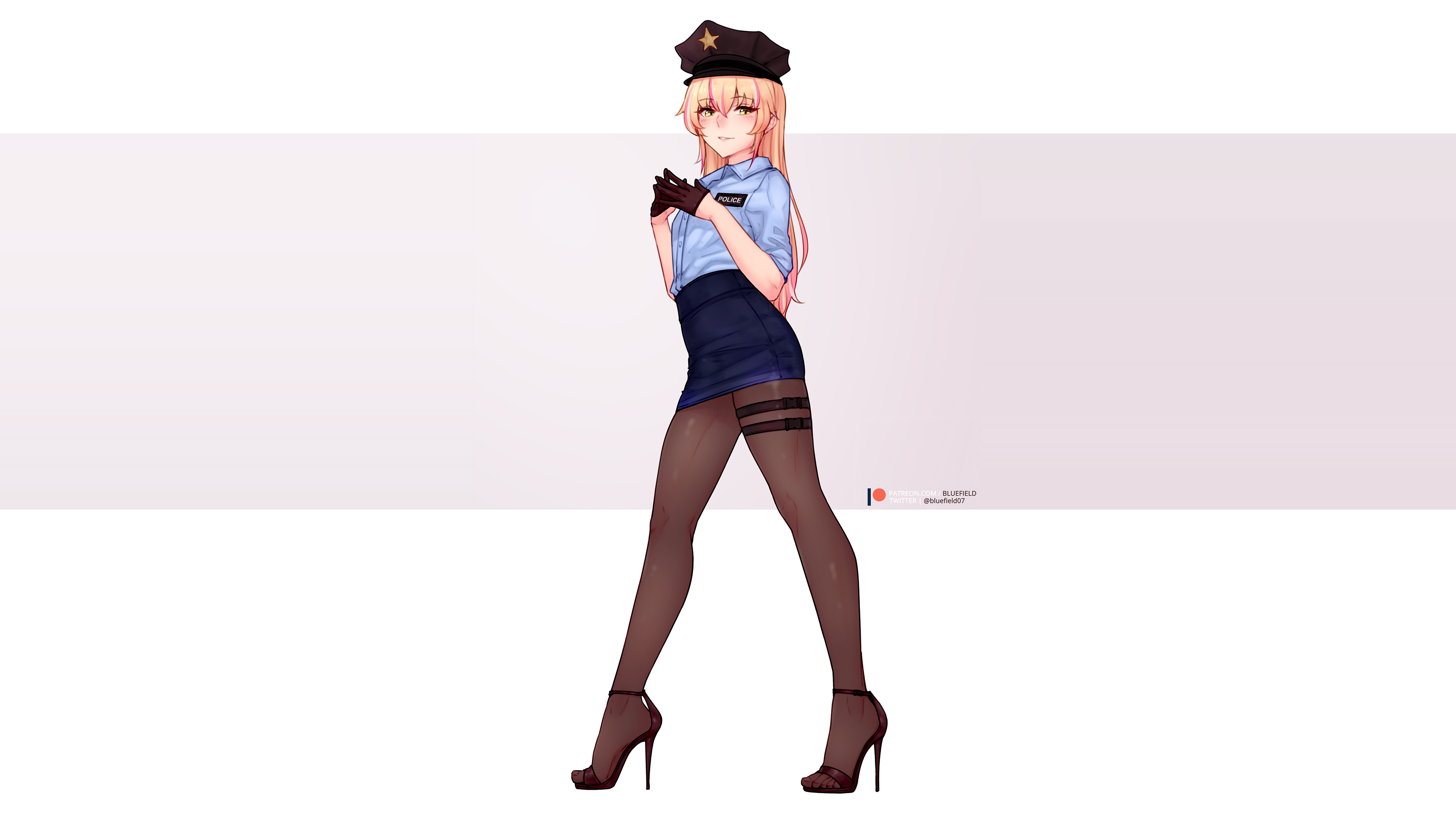 431238 4K Police Costume Pantyhose Anime Boys Femboy Bluefield 431238 4K Police Costume Pantyhose Anime Boys Femboy Bluefield