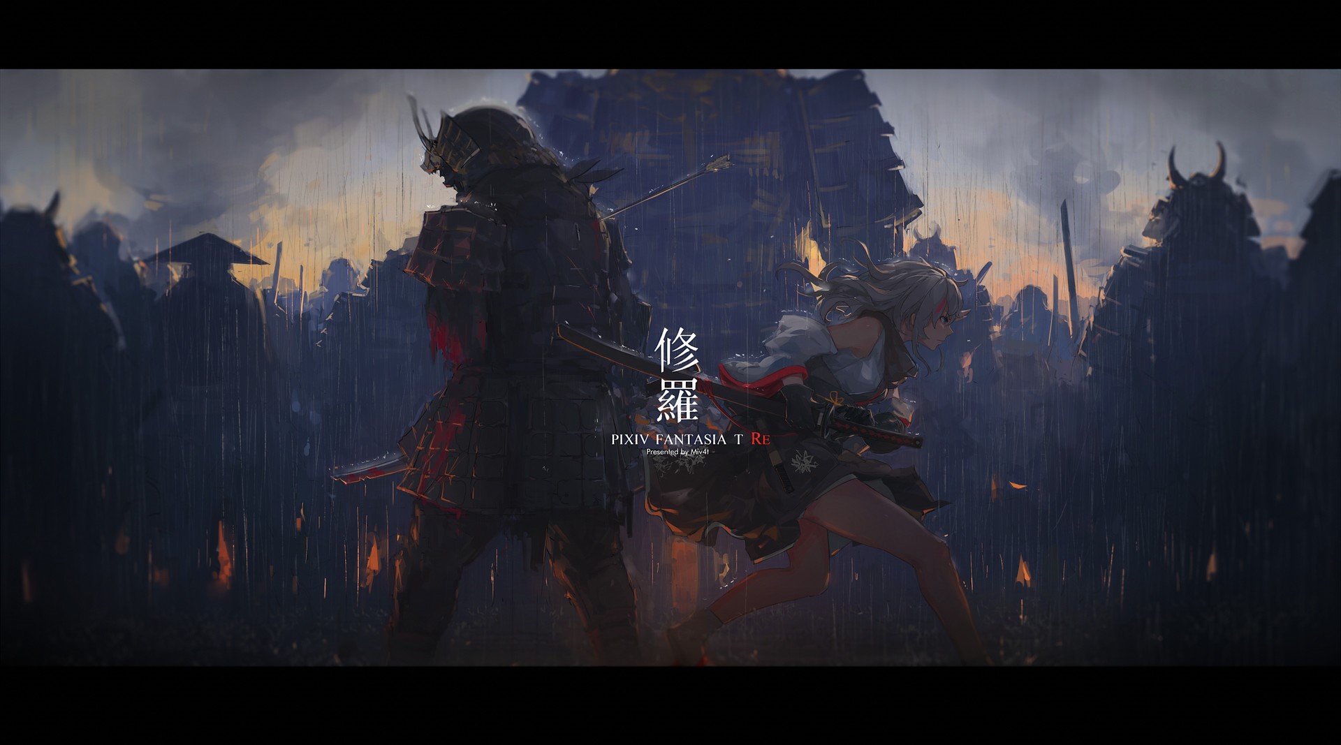 Miv4t Pixiv Fantasia T Re Samurai Warriors HD Wallpaper