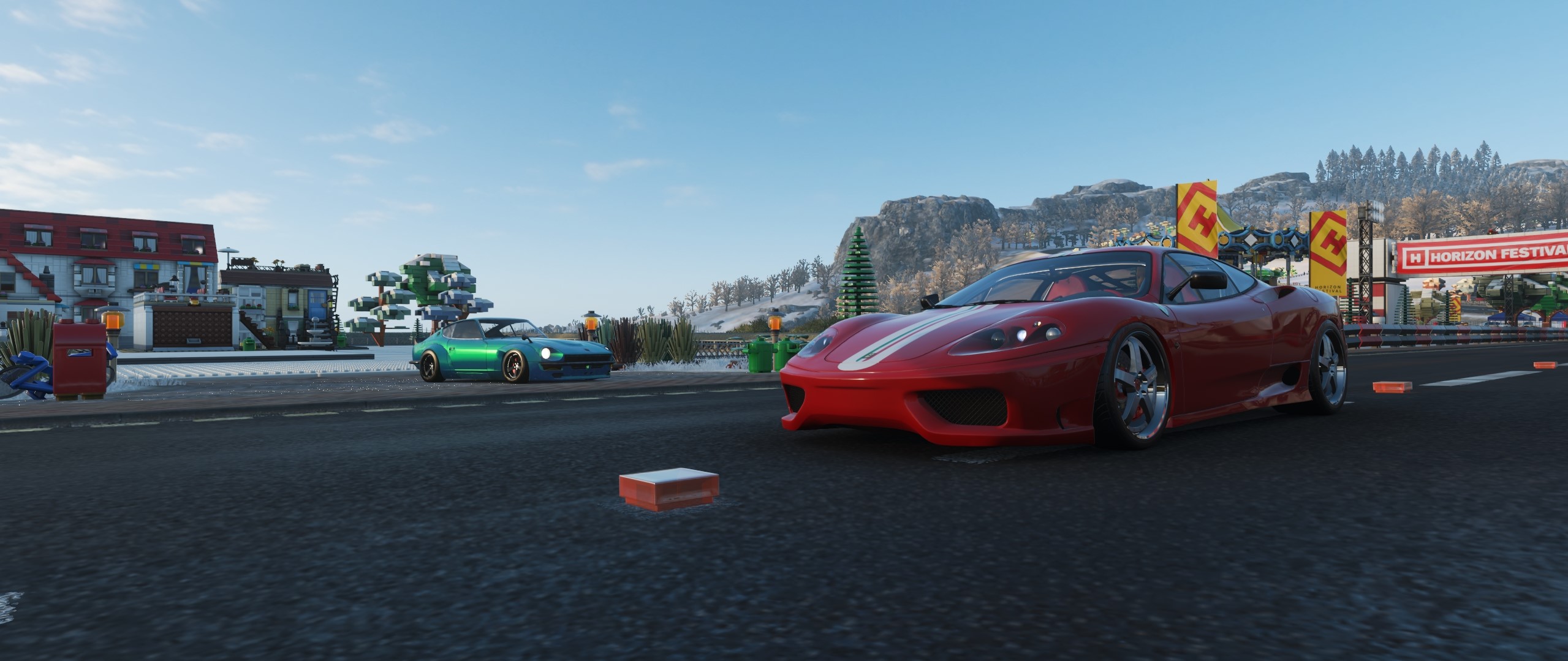 Forza Horizon 4 video game screenshot with cars HD Wallpaper