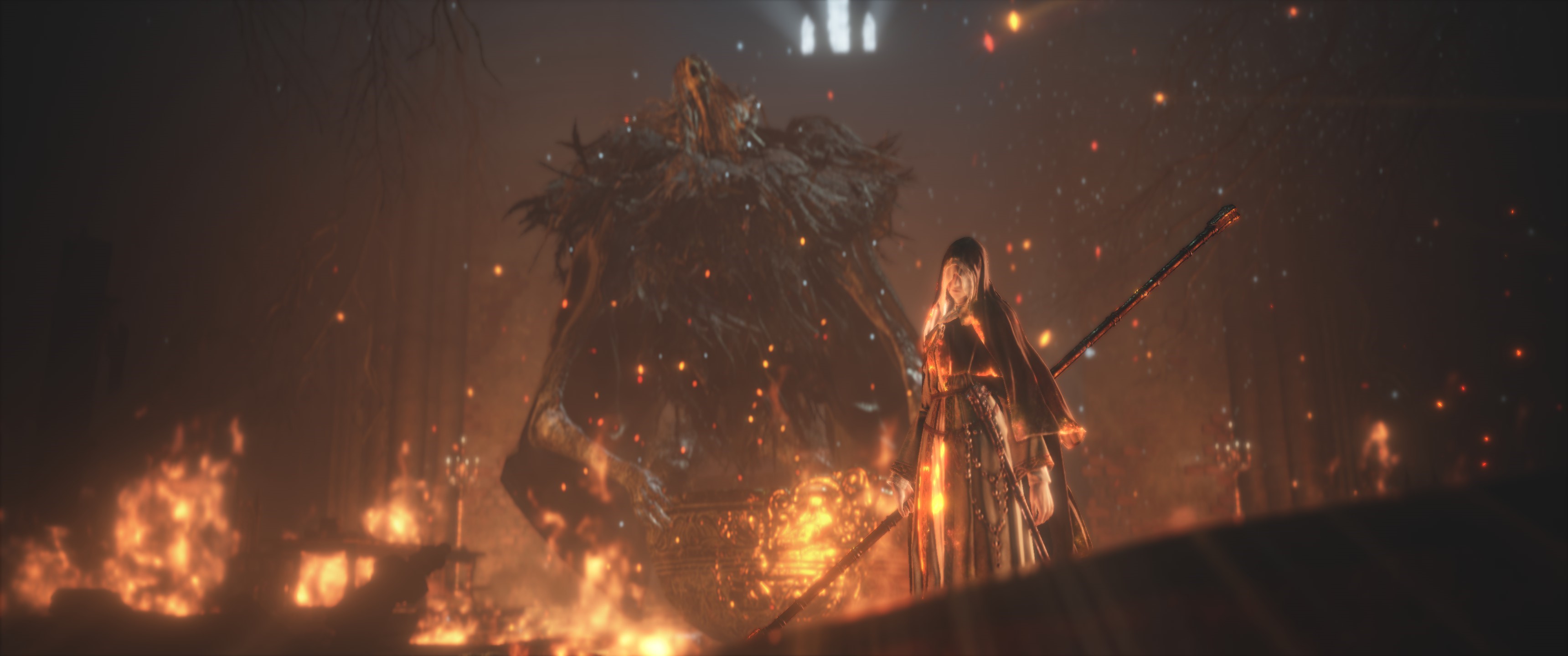 Dark Souls 3 Fire Witch and Giant HD Wallpaper